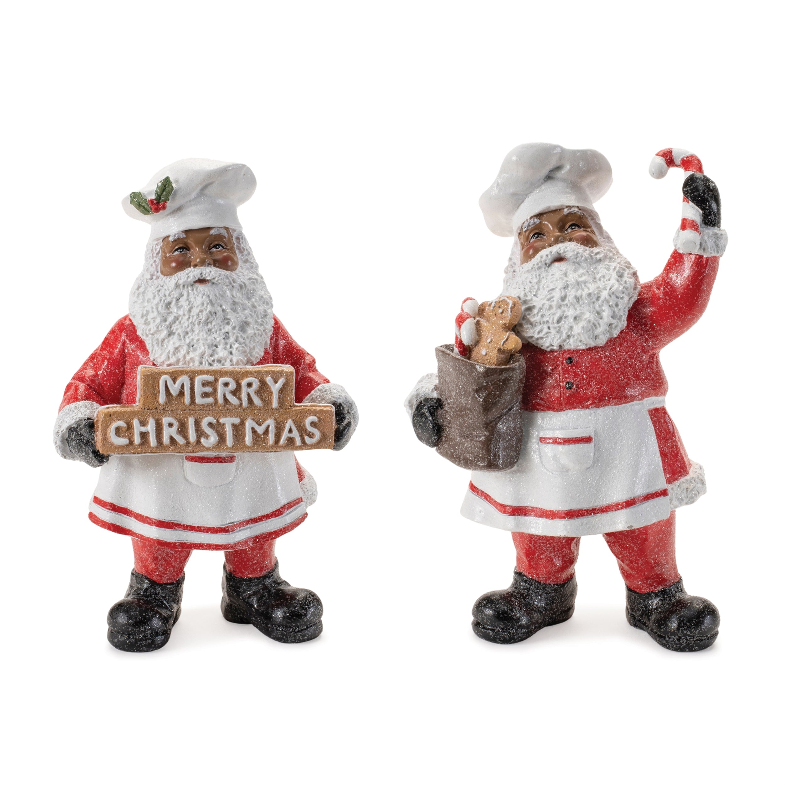 Baker Santa 7”H Resin