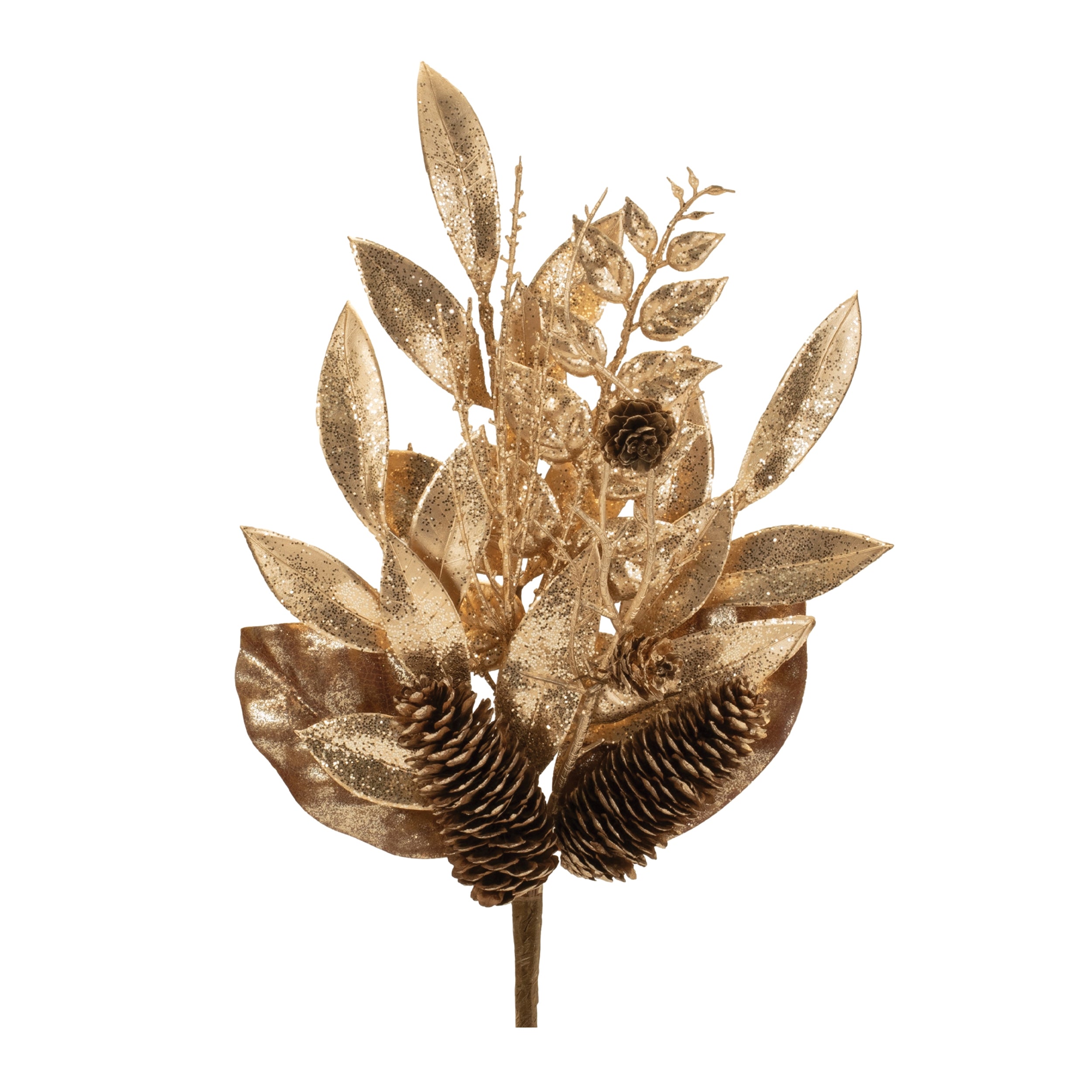 Mixed Bay Leaf Spray 14”H