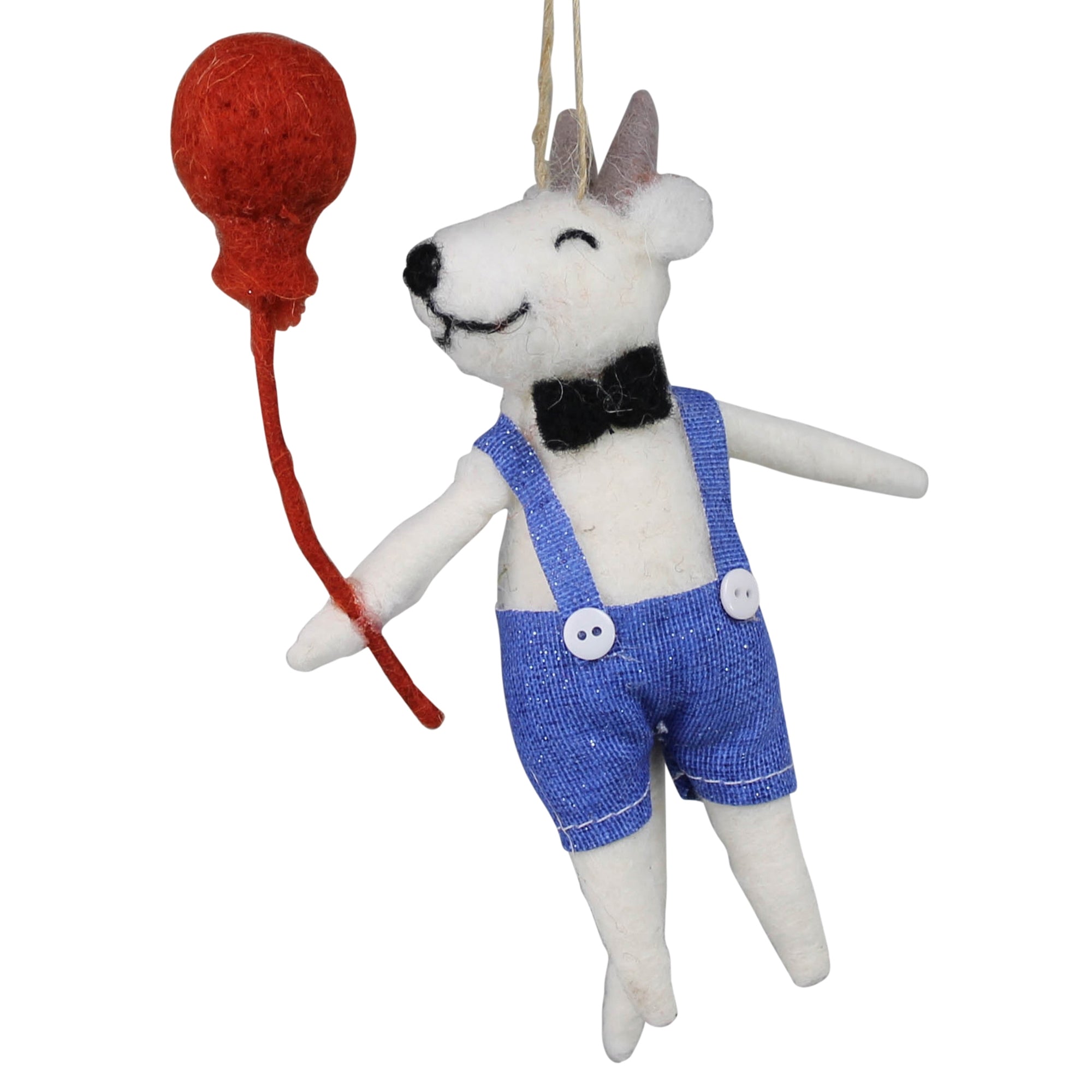 Boy Ram with Balloon, Ornament, Felt