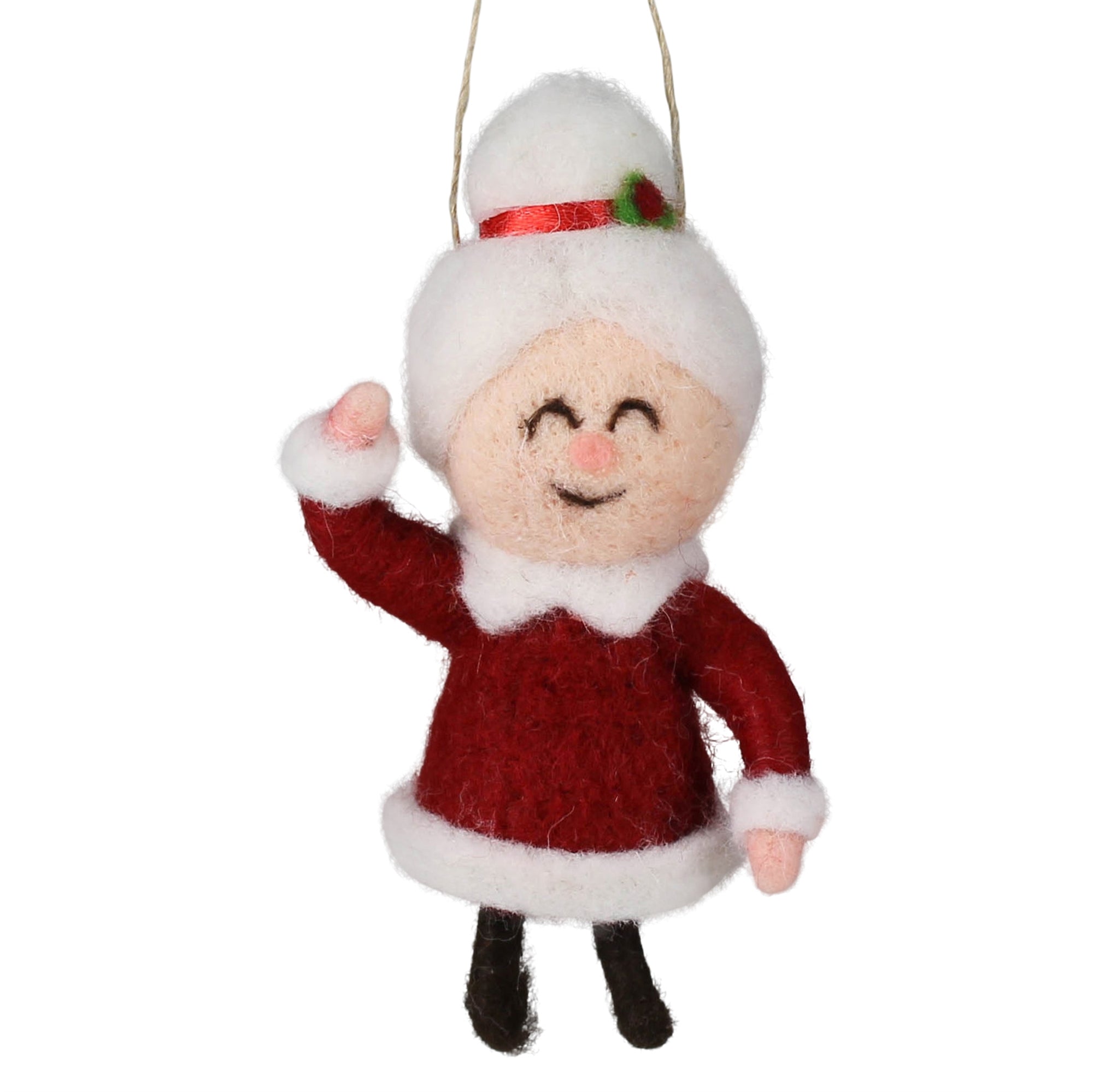 Mrs. Claus Ornament, Felt