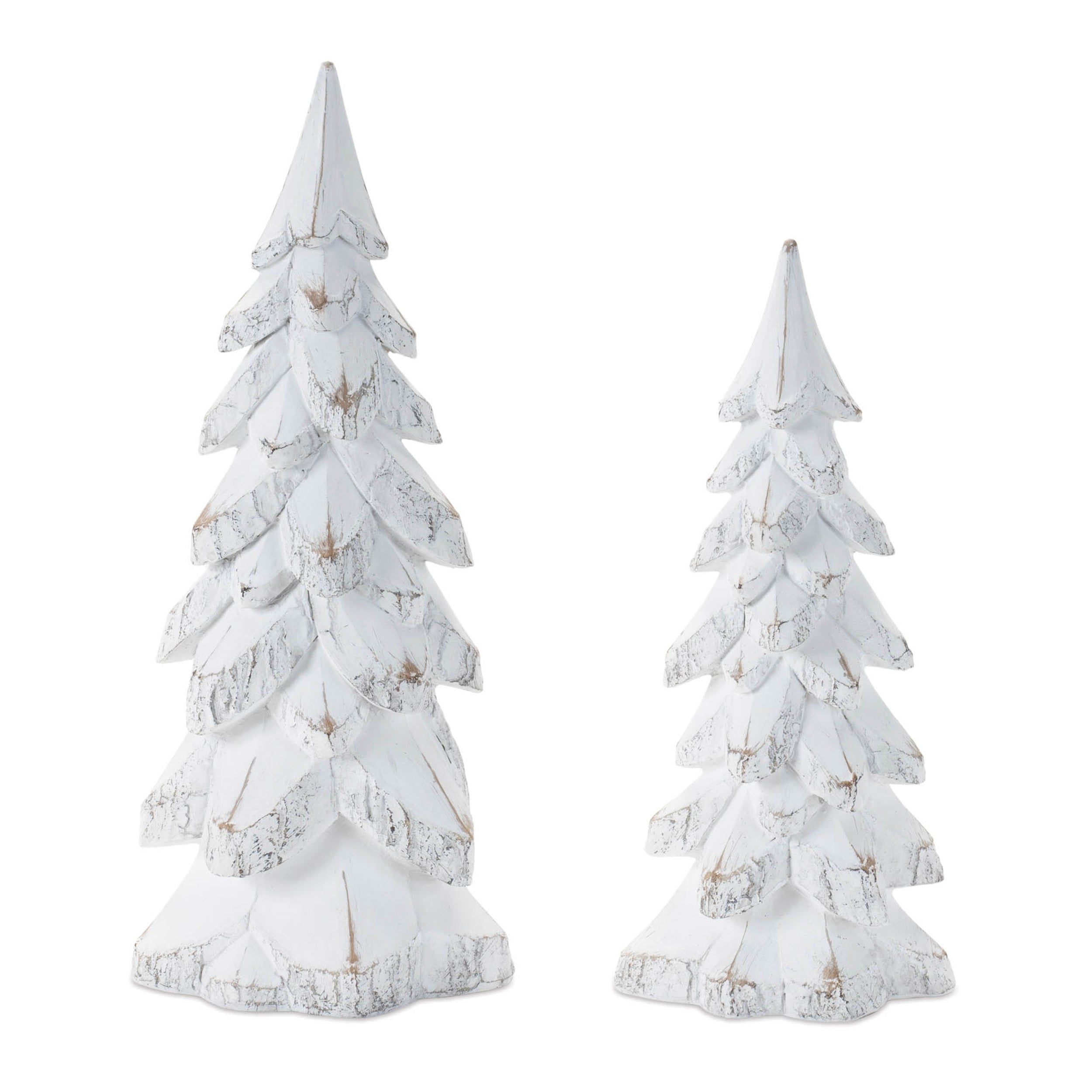 Tree (Set of 2) 9"H, 11.5"H Resin