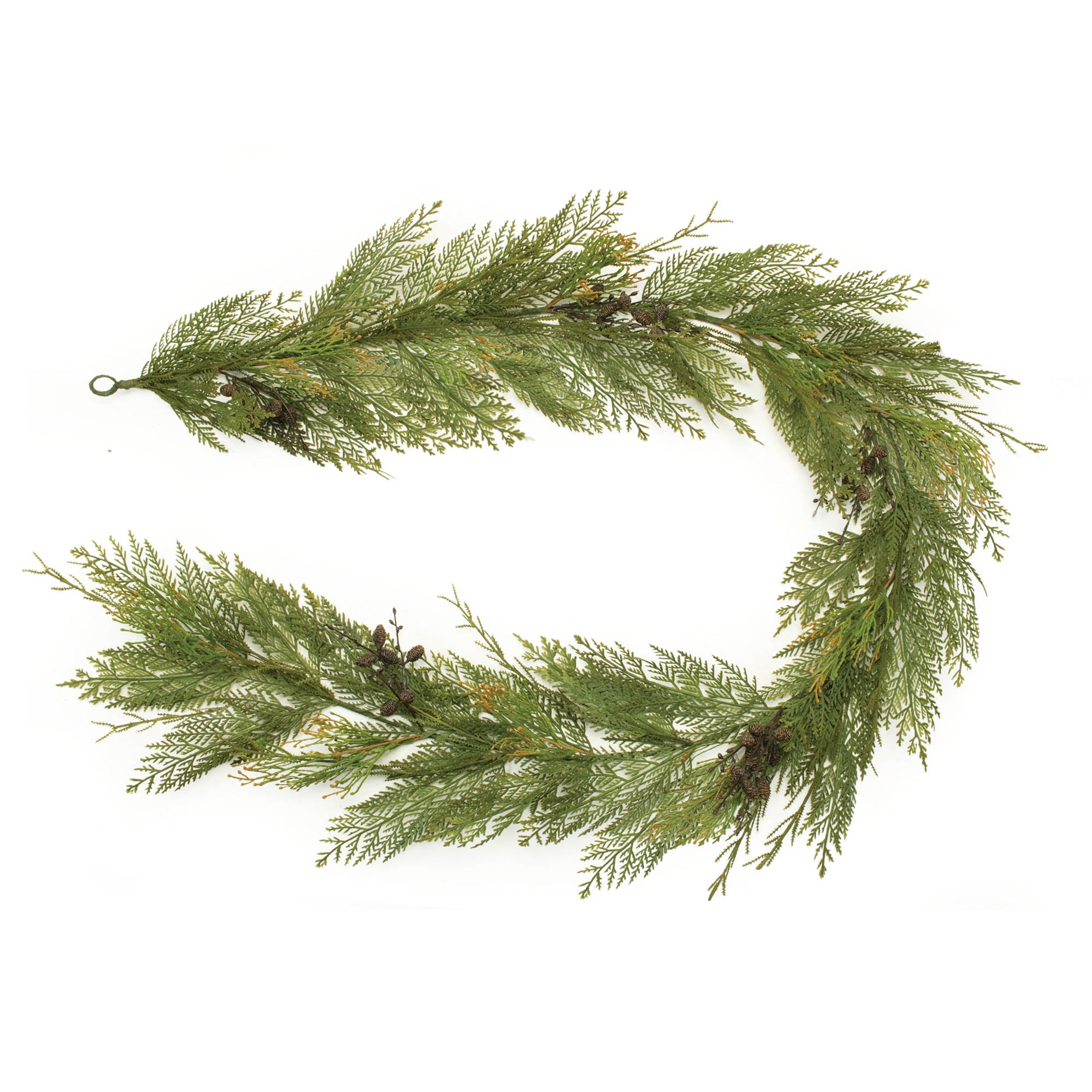 Cedar Garland 6'L Plastic