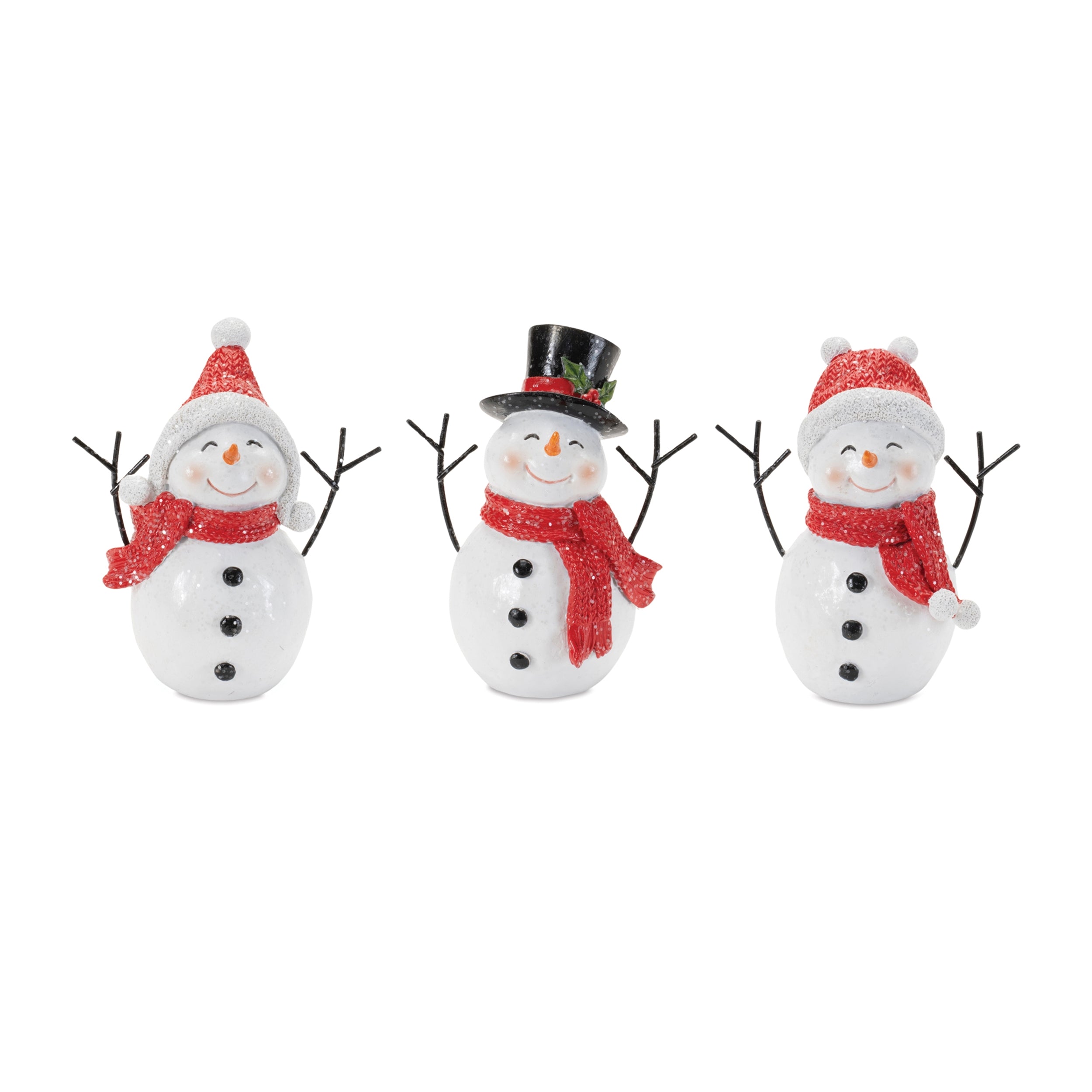 Snowman (3 Asst) 5”H Resin