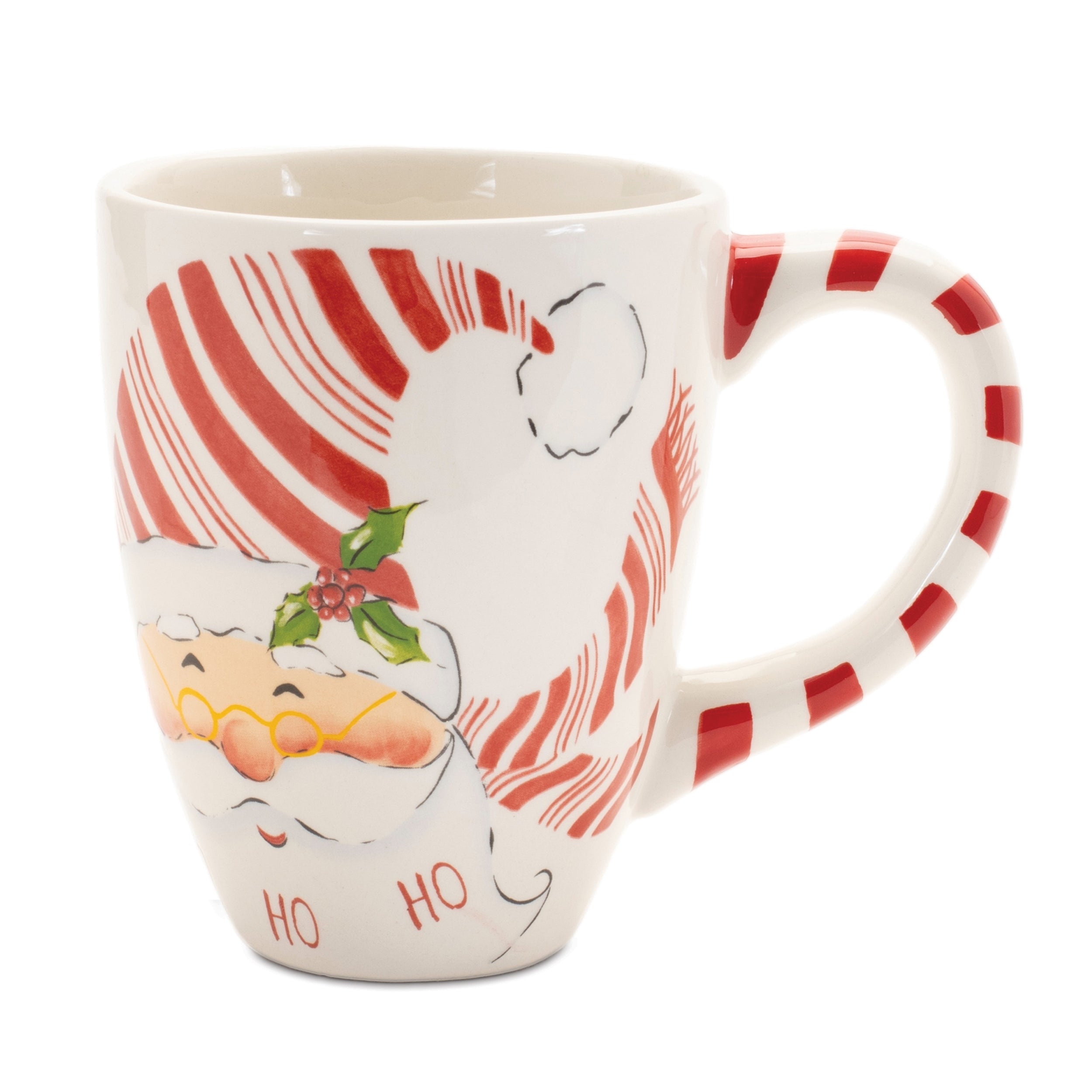 Santa Mug 5”H Ceramic