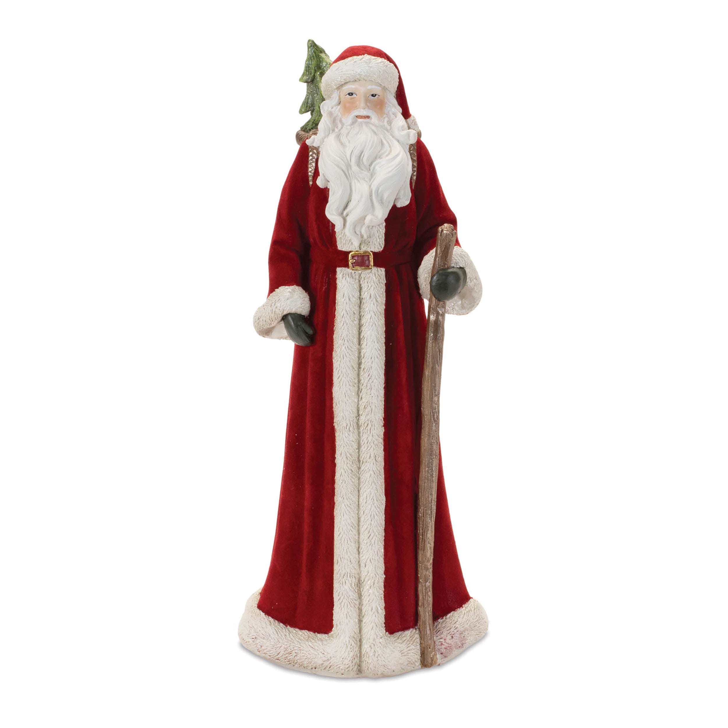 Santa (Set of 2) 14.5"H Resin
