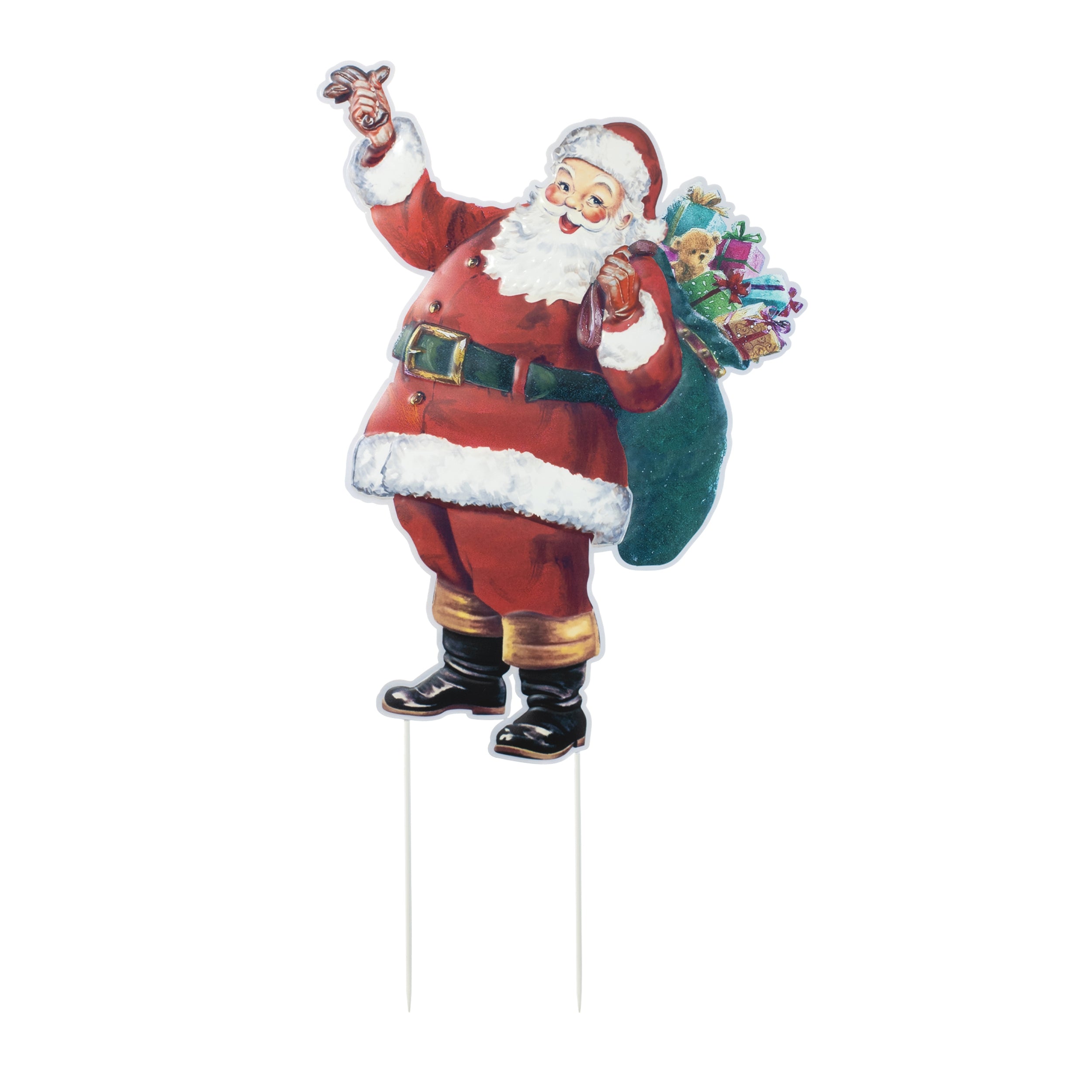 Santa Cut-Out 47”H Iron