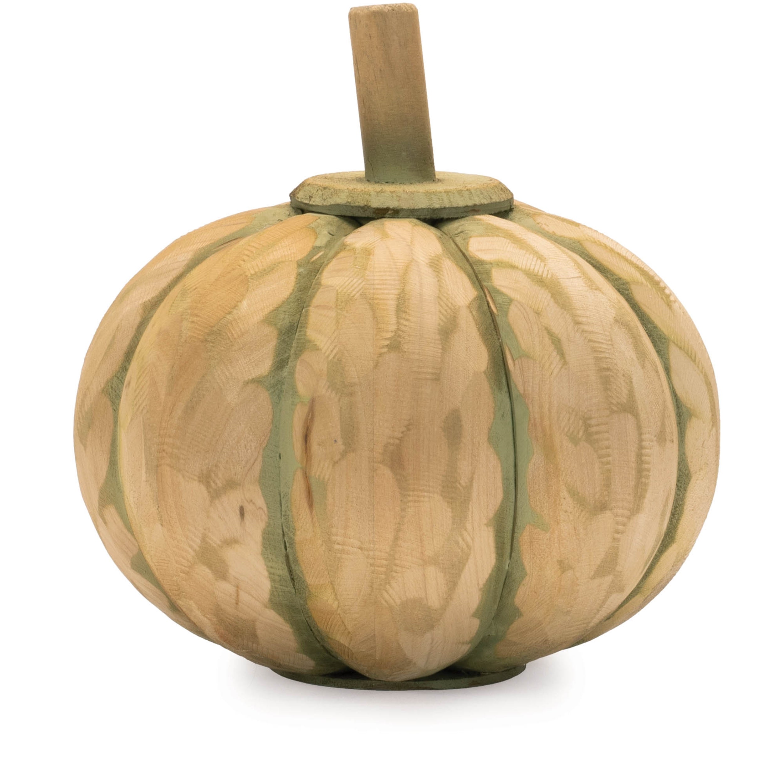 Pumpkin (Set of 2) 7"D x 7"H Wood/MDF