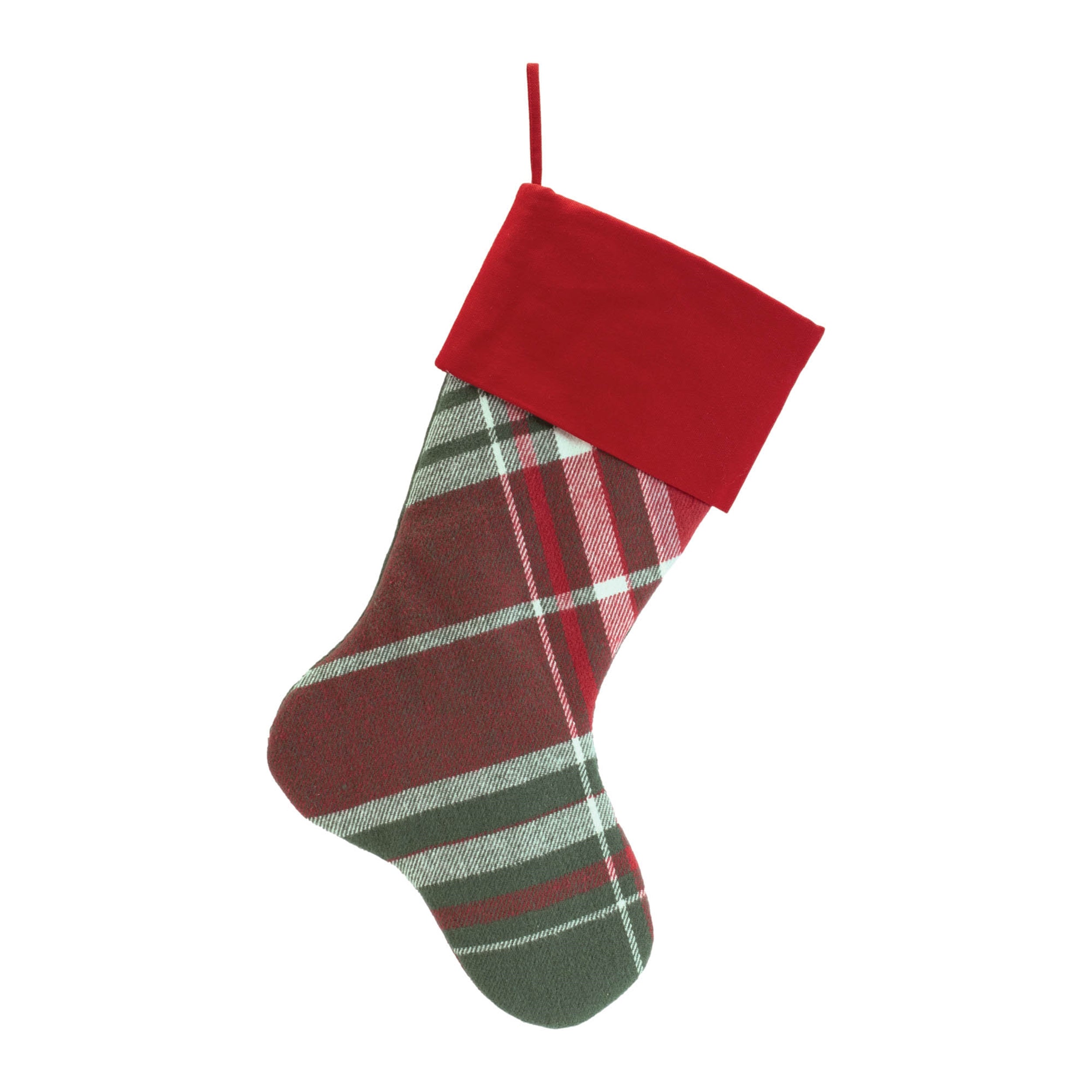 Stocking (Set of 2) 17"H Cotton
