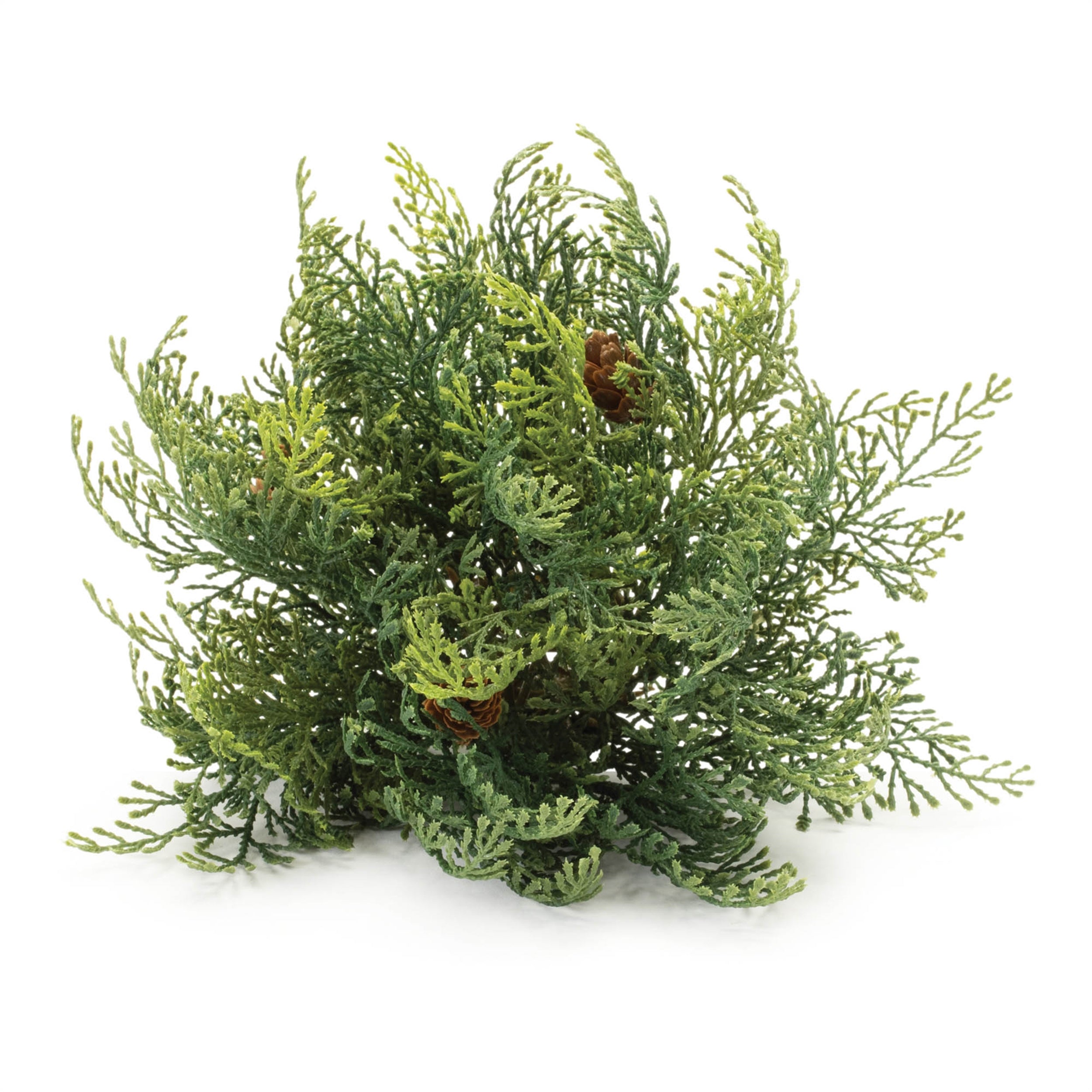 Cedar Half Orb (Set of 2) 11"D x 7.5"H Plastic