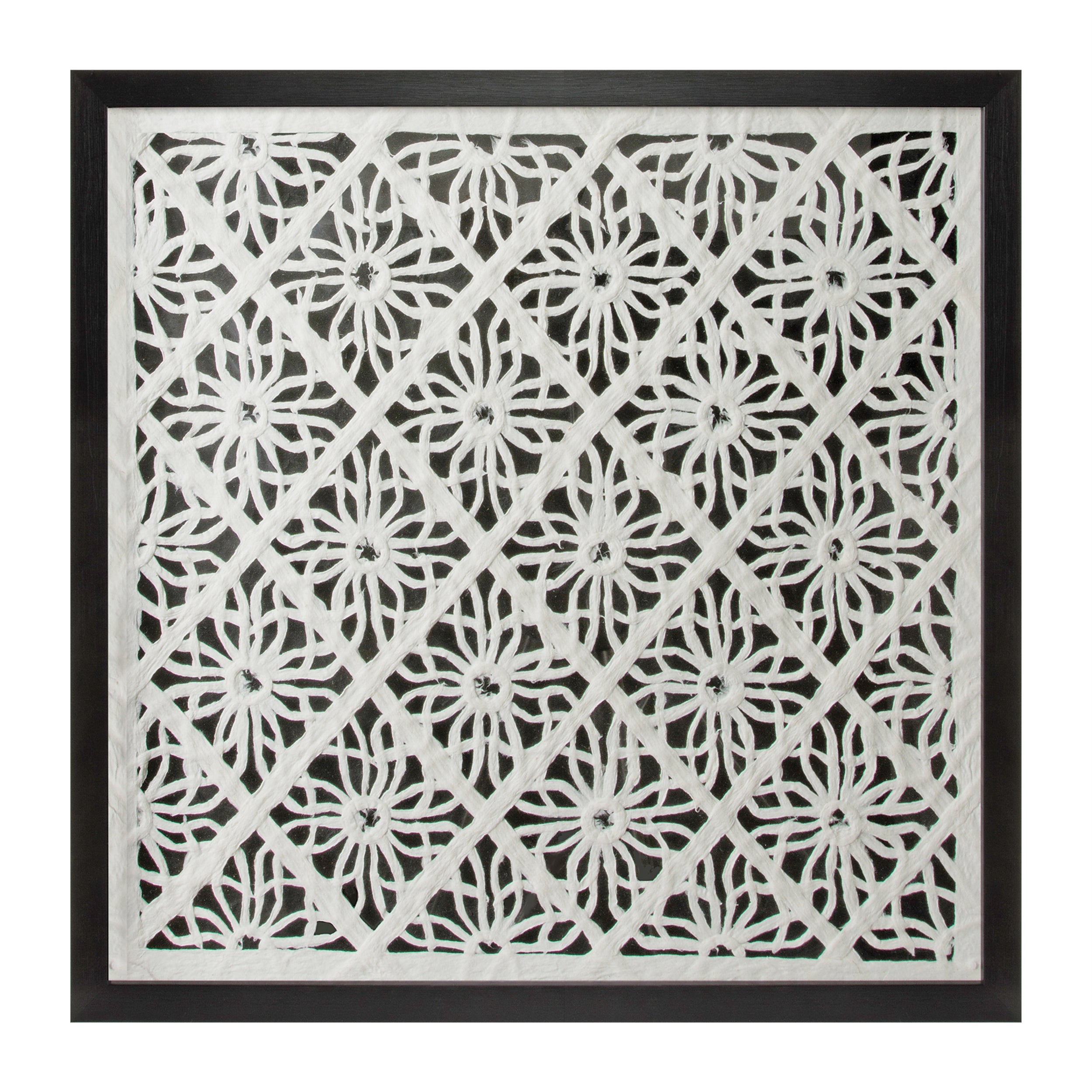 Framed Wall Décor 19.5"SQ Paper/MDF/Glass