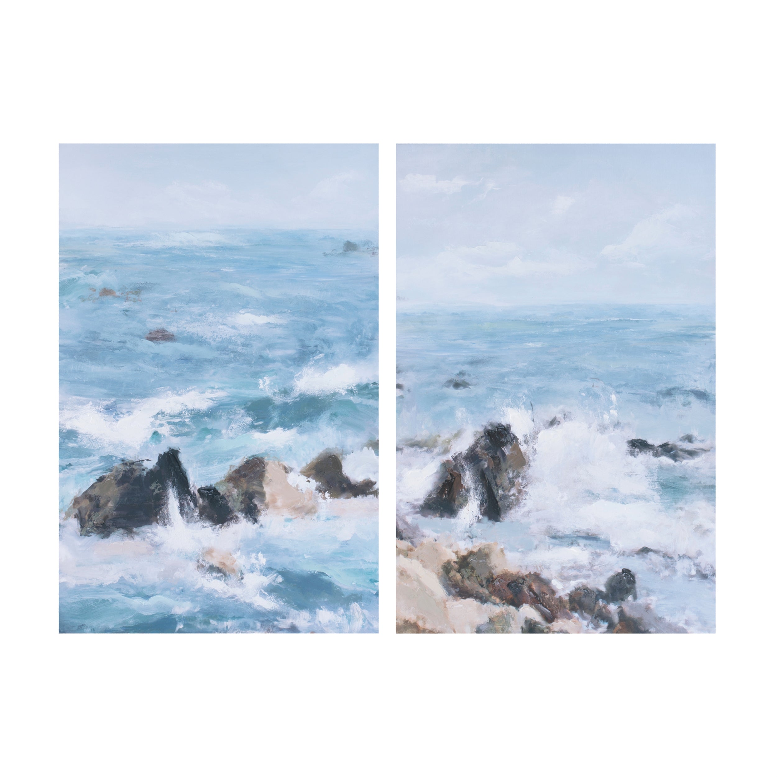 Sea Scape (Set of 2) 24"L x 36"H Canvas/MDF