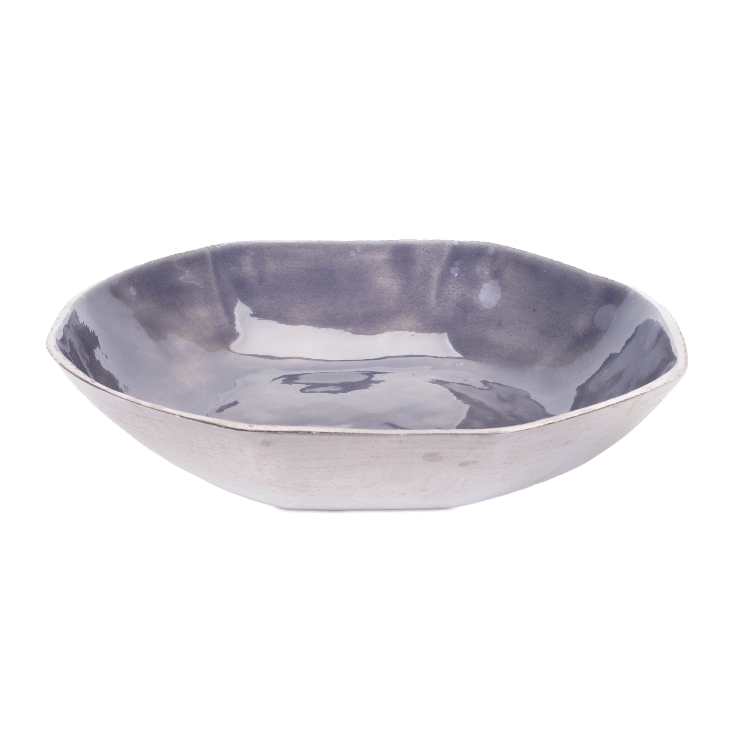 Bowl 13.75"D x 3"H Aluminum