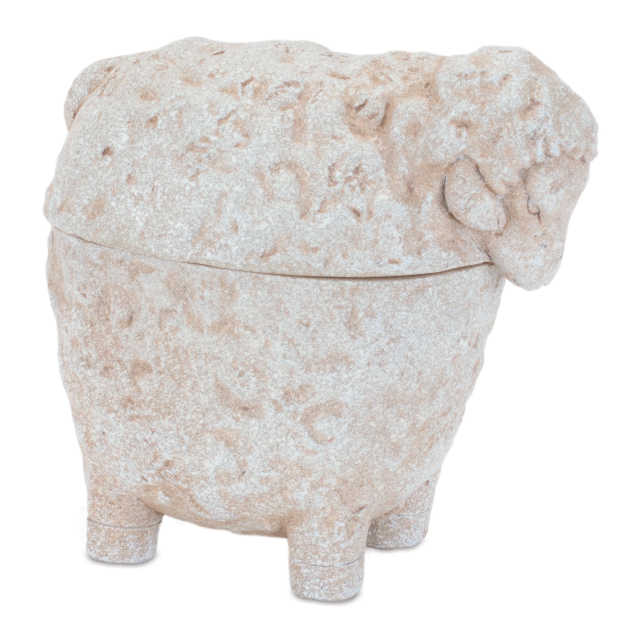 Sheep Box (Set of 4) 4.5"L x 4"H Resin