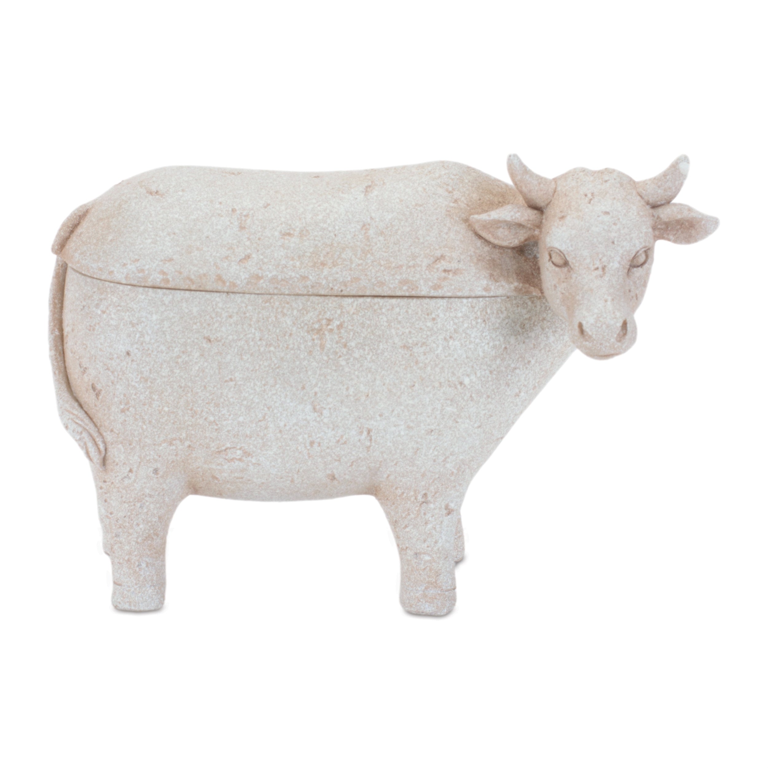 Cow Box 6.75"L x 4.75"H Resin