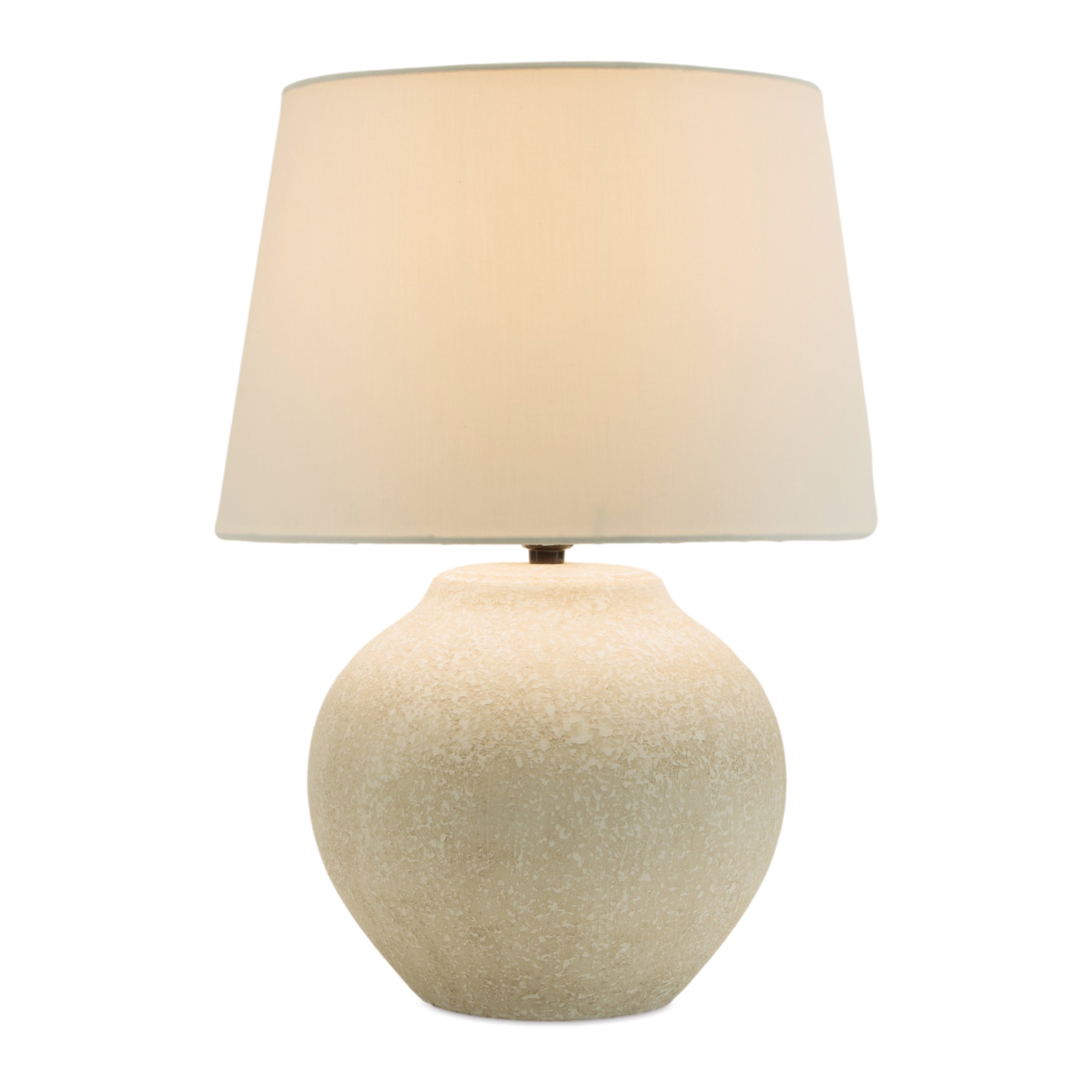 Table Lamp 20"H Ceramic/Linen