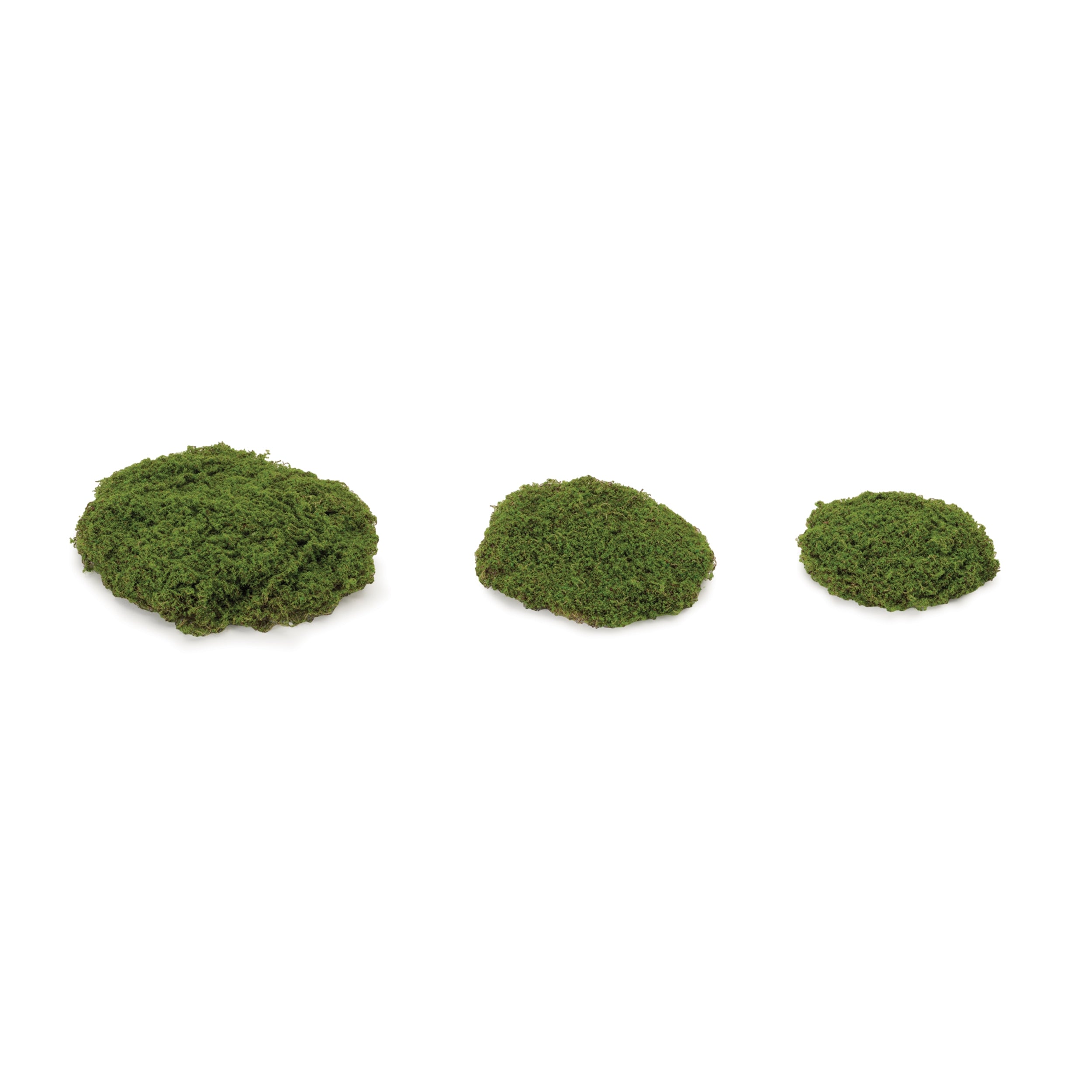 Moss Pad (Set of 3) 5.75"L, 7.25"L, 8.75"L Styrofoam/PE