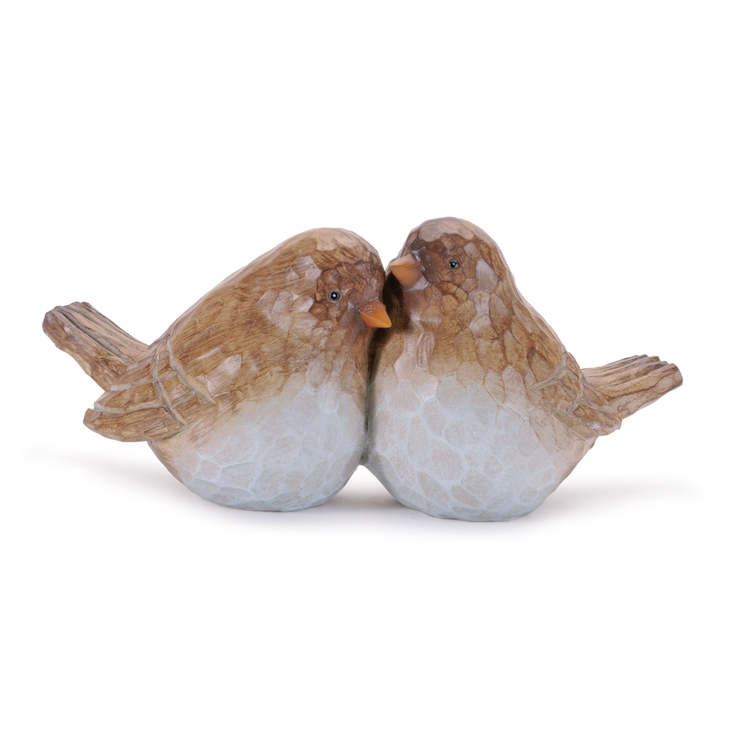 Double Birds (Set of 4) 7.5"L x 3.25"H Resin