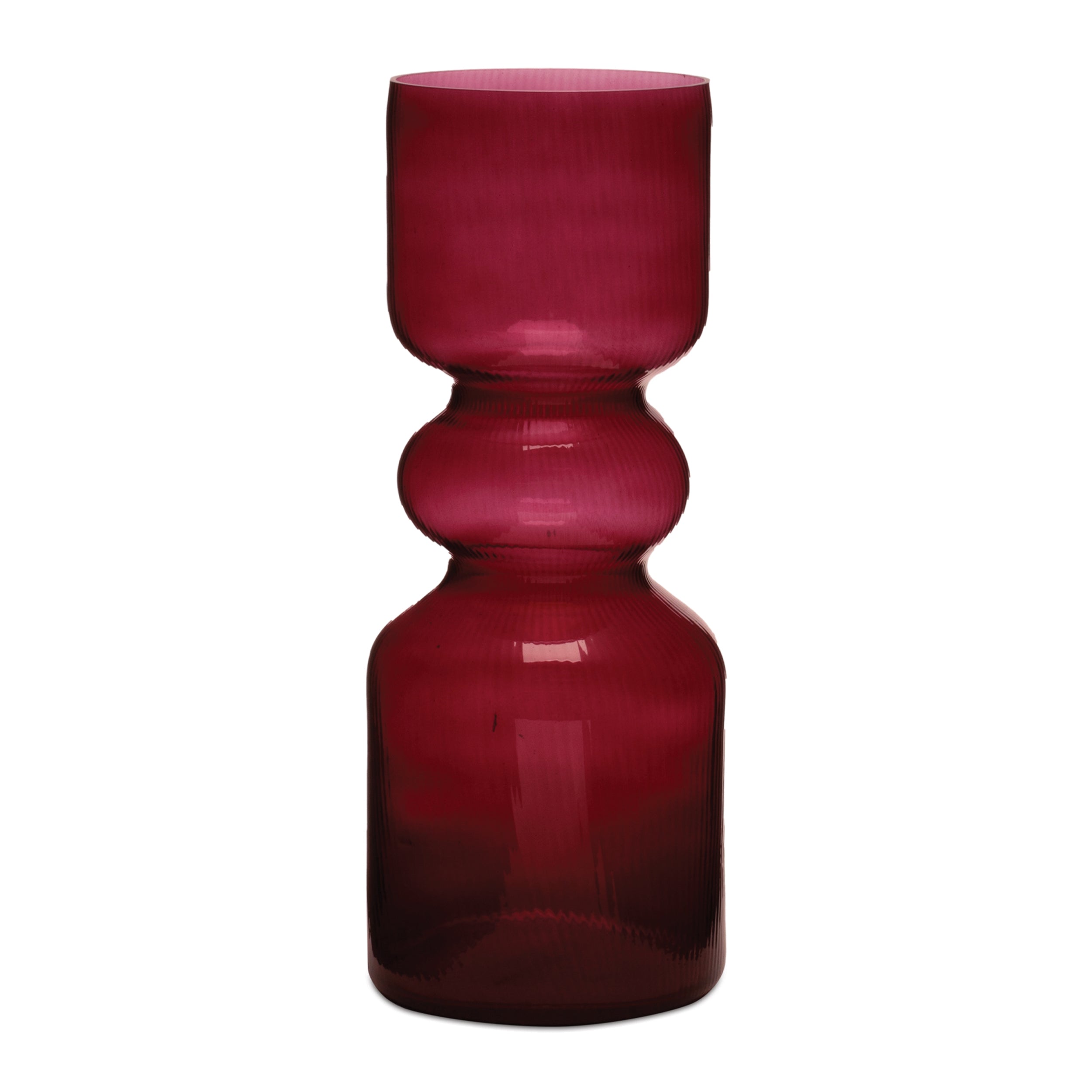 Candle Holder 4.75"D x 12"H Glass