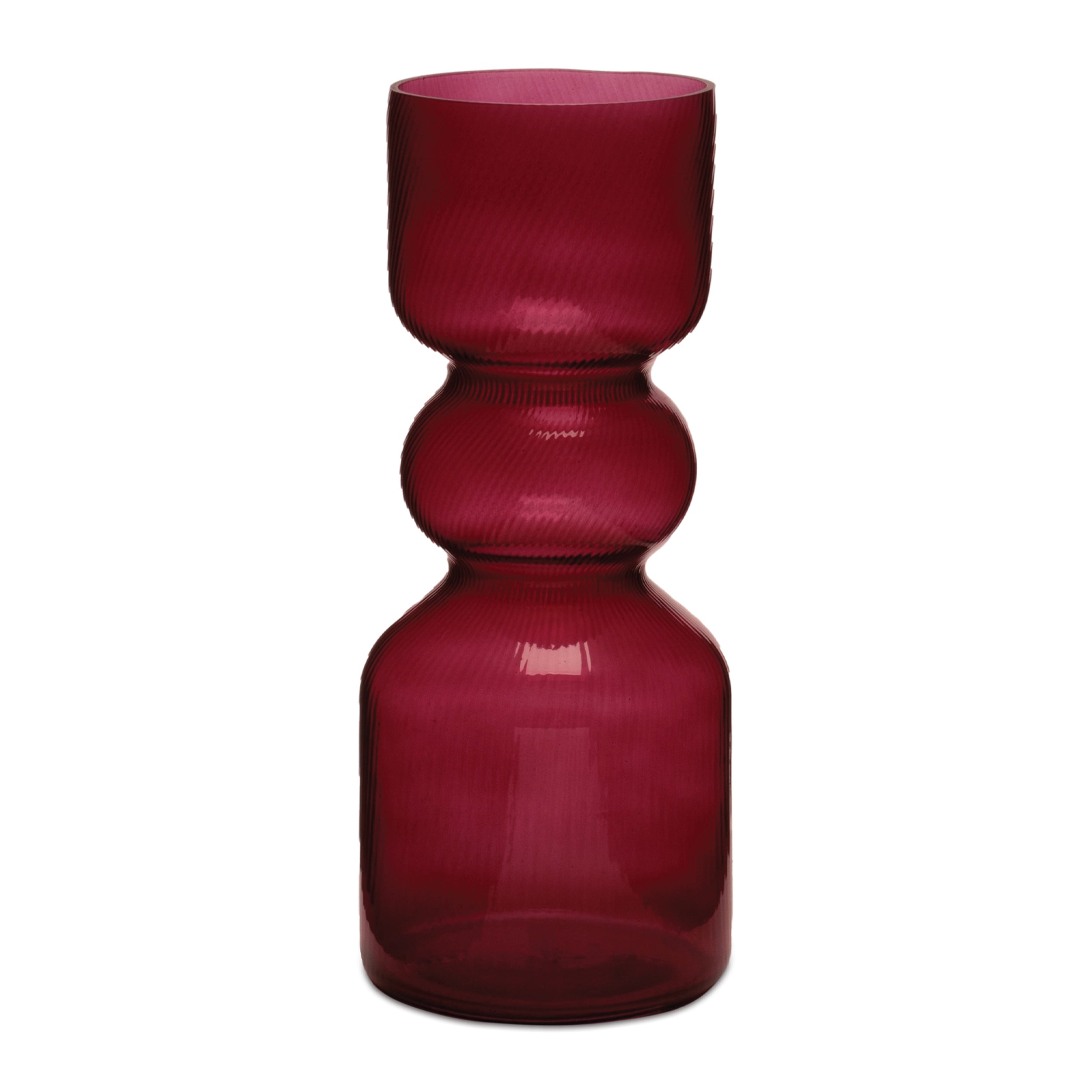 Candle Holder 4"D x 10"H Glass