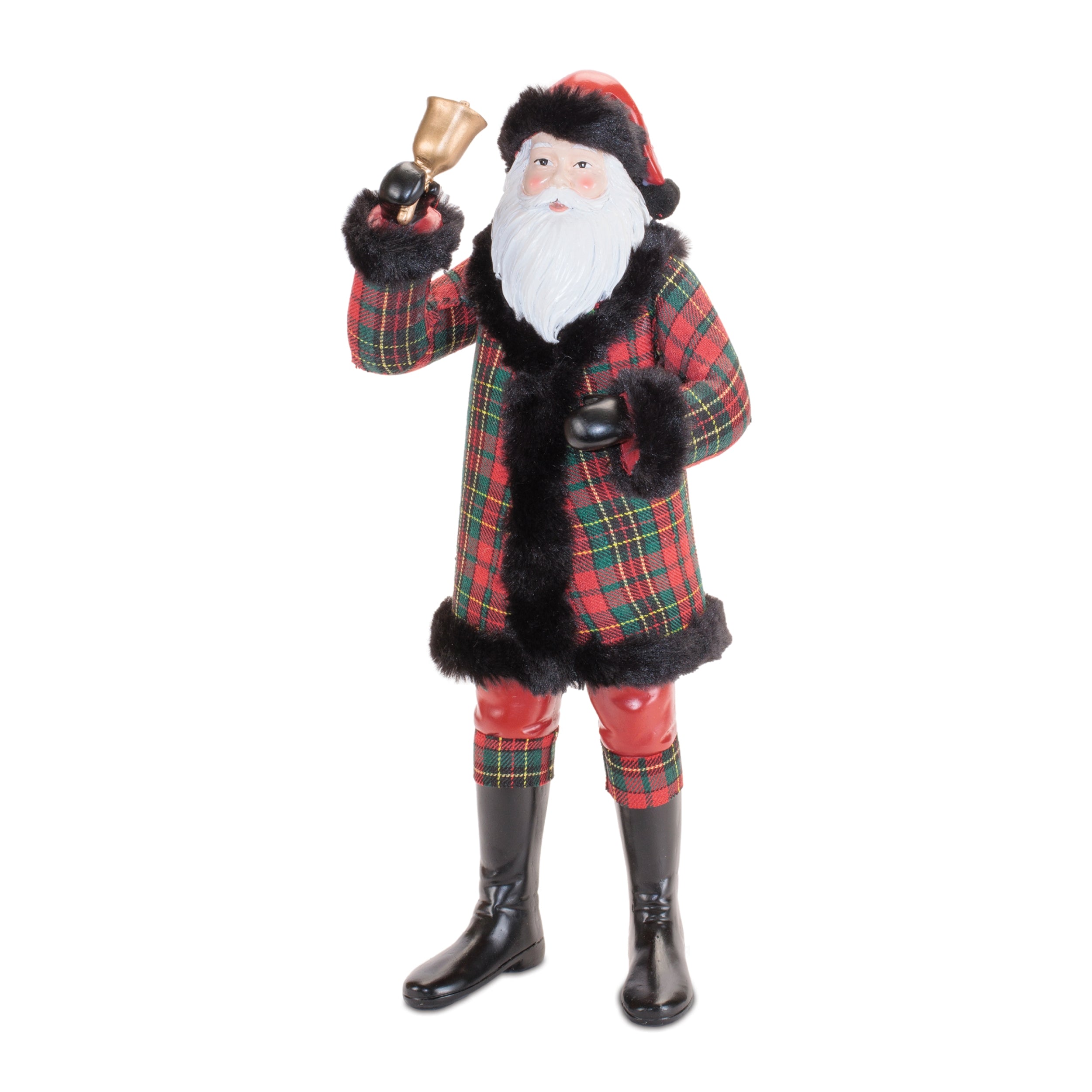 Santa 16.5”H Resin/Fabric