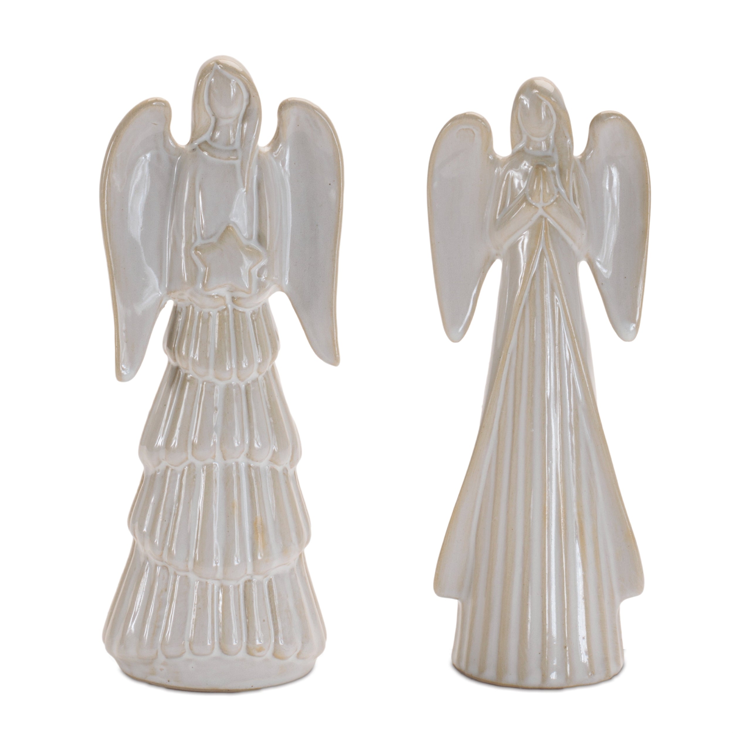 Angel (2 set of) 7.25”H Ceramic