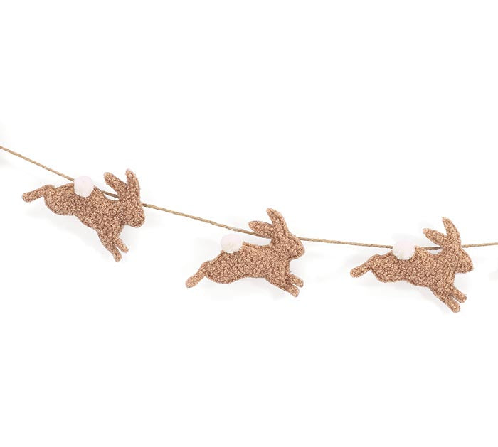 Jumping Brown Bunny Garland