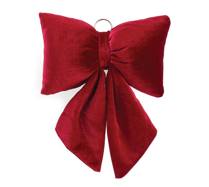 Red Velvet Bow Plush (L)
