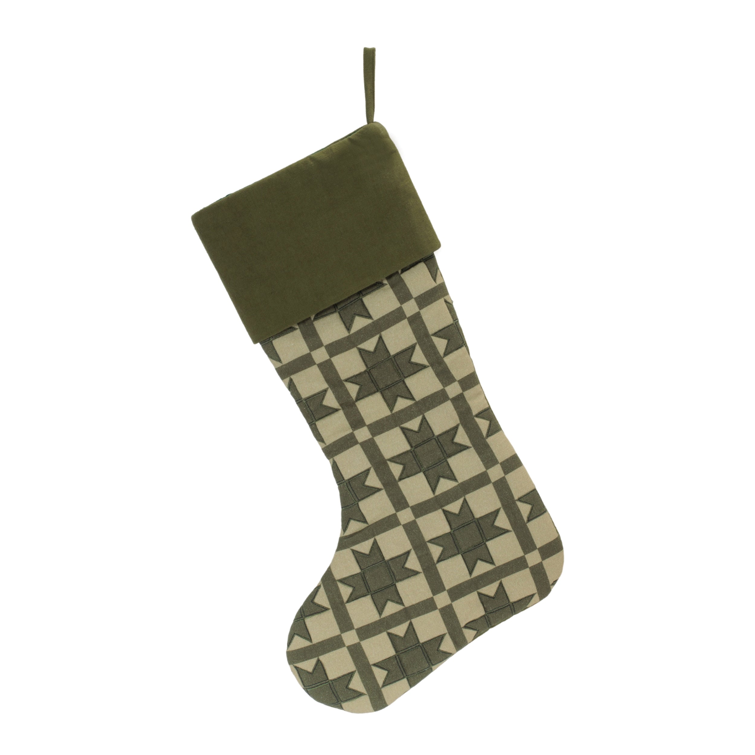 Stocking 19.5”H Cotton/Polyester