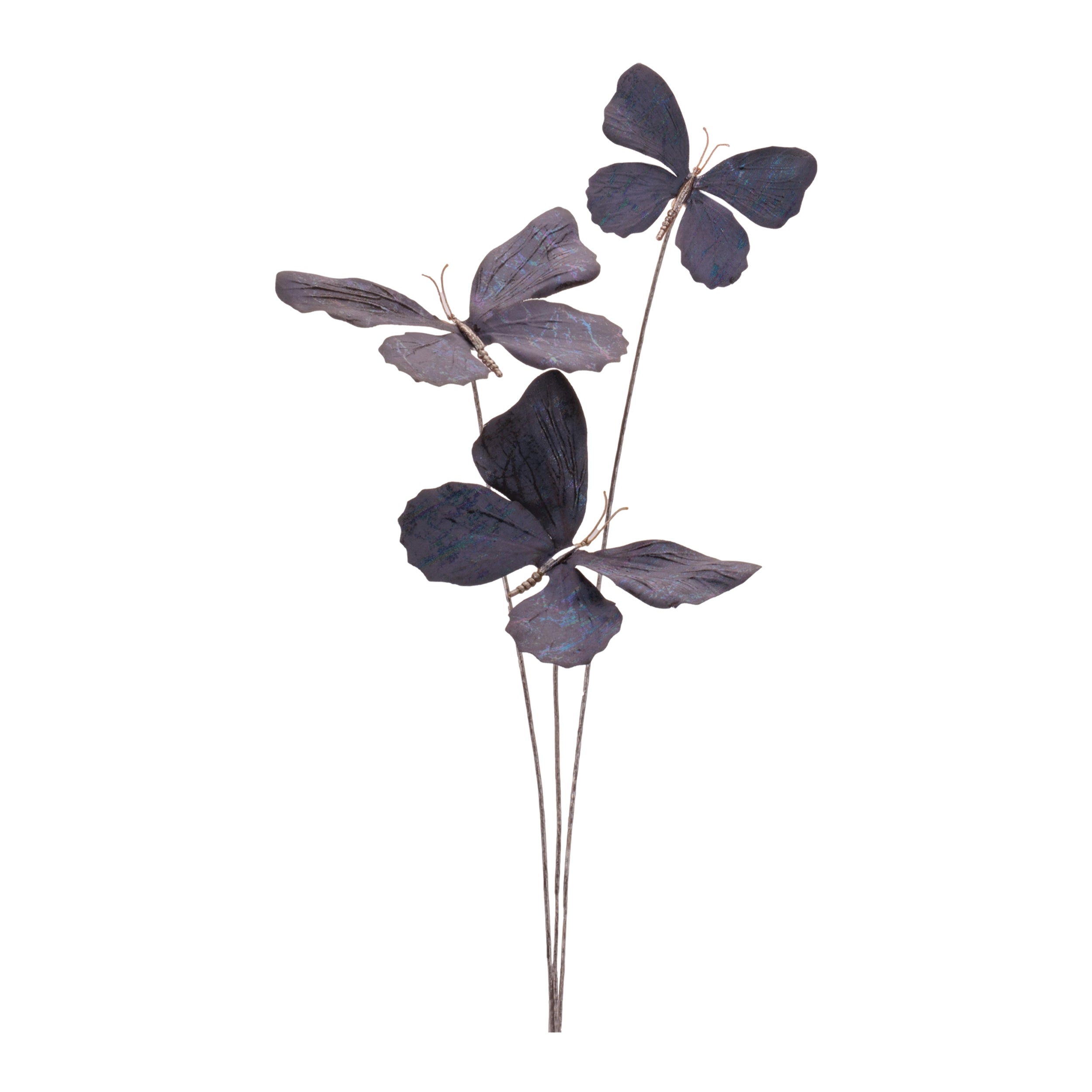 Butterfly Spray 27”H Polyester