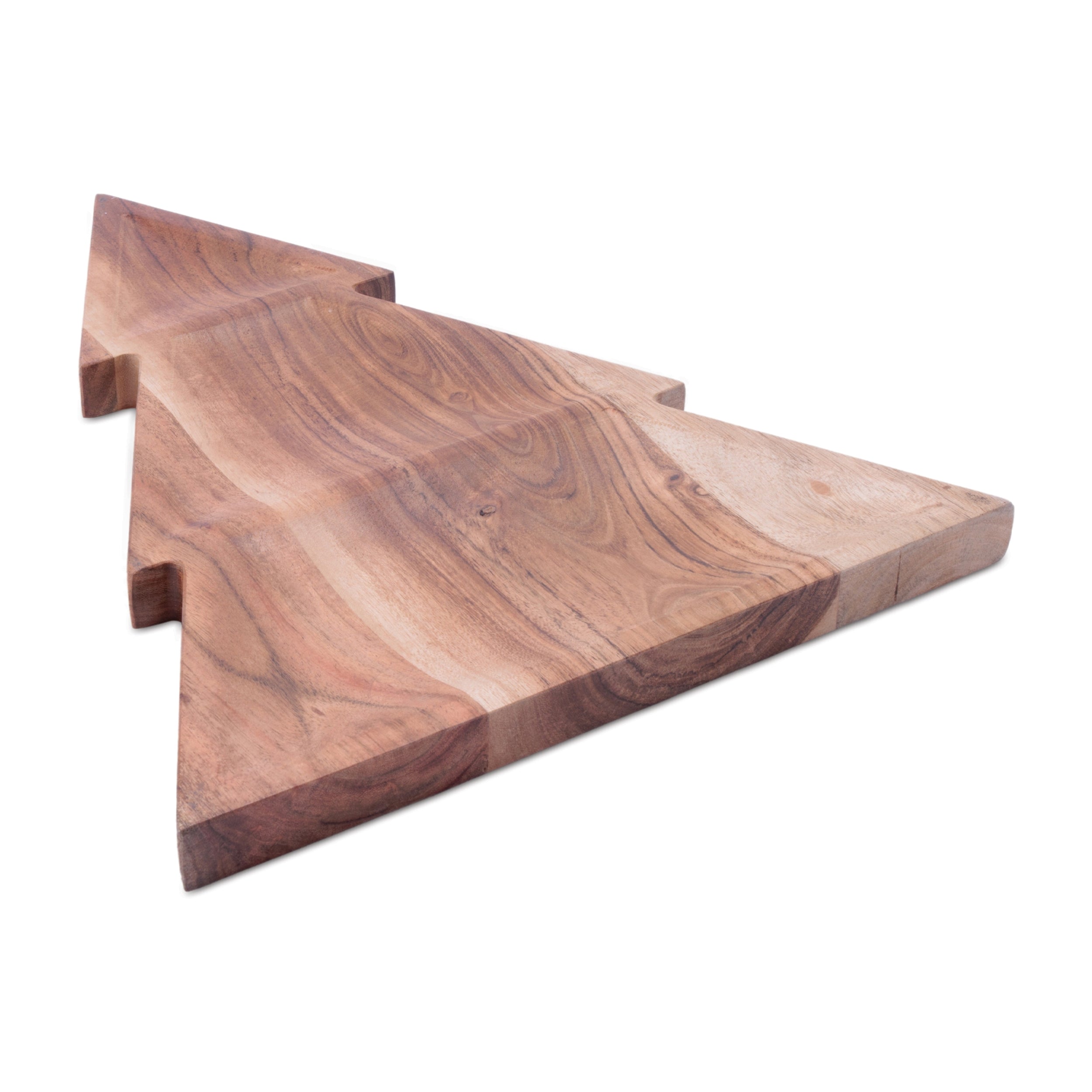 Tree Divided Tray 16"L x 13.5"W x 1"H Wood