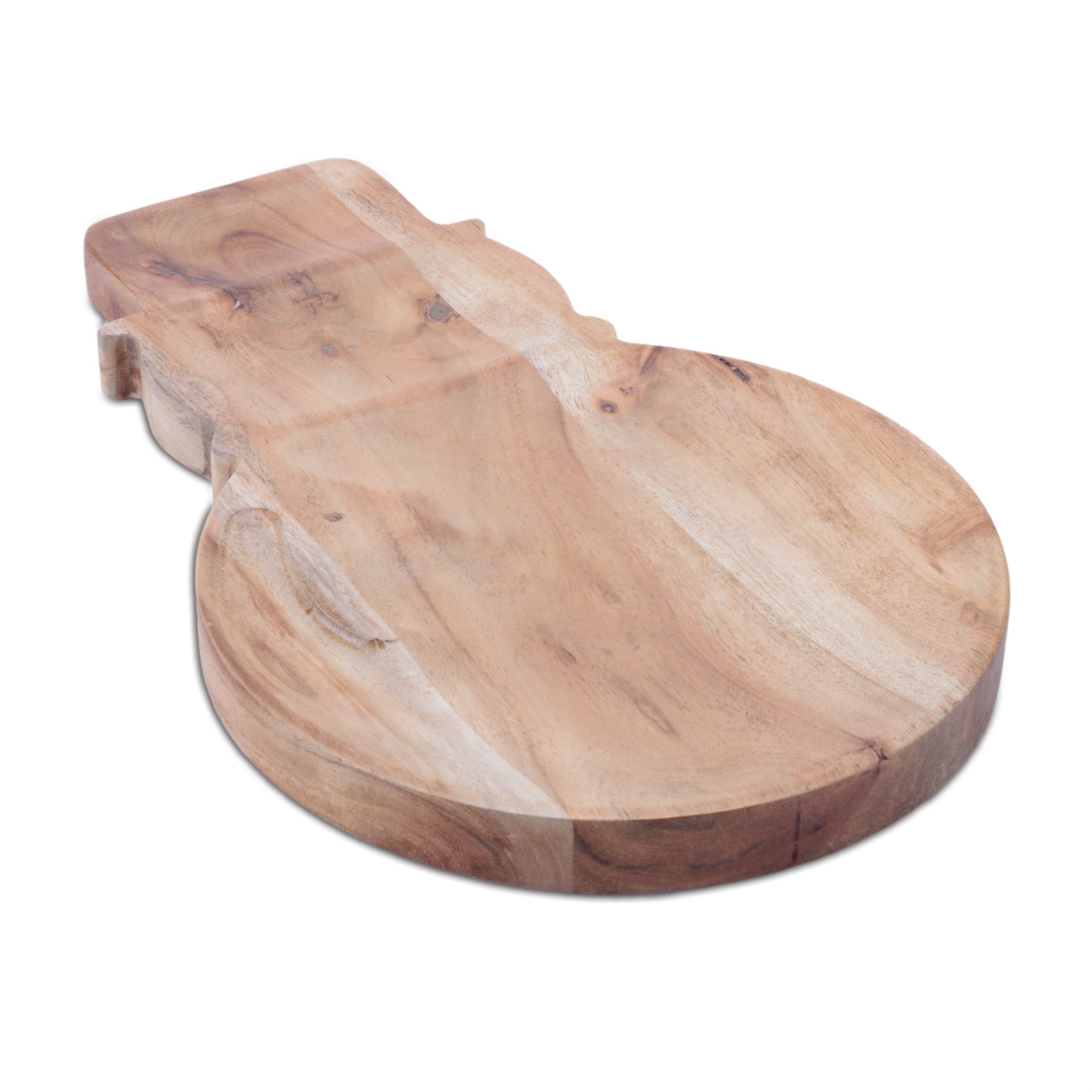 Snowman Divided Tray 15"L x 9.5"W x 1"H Wood