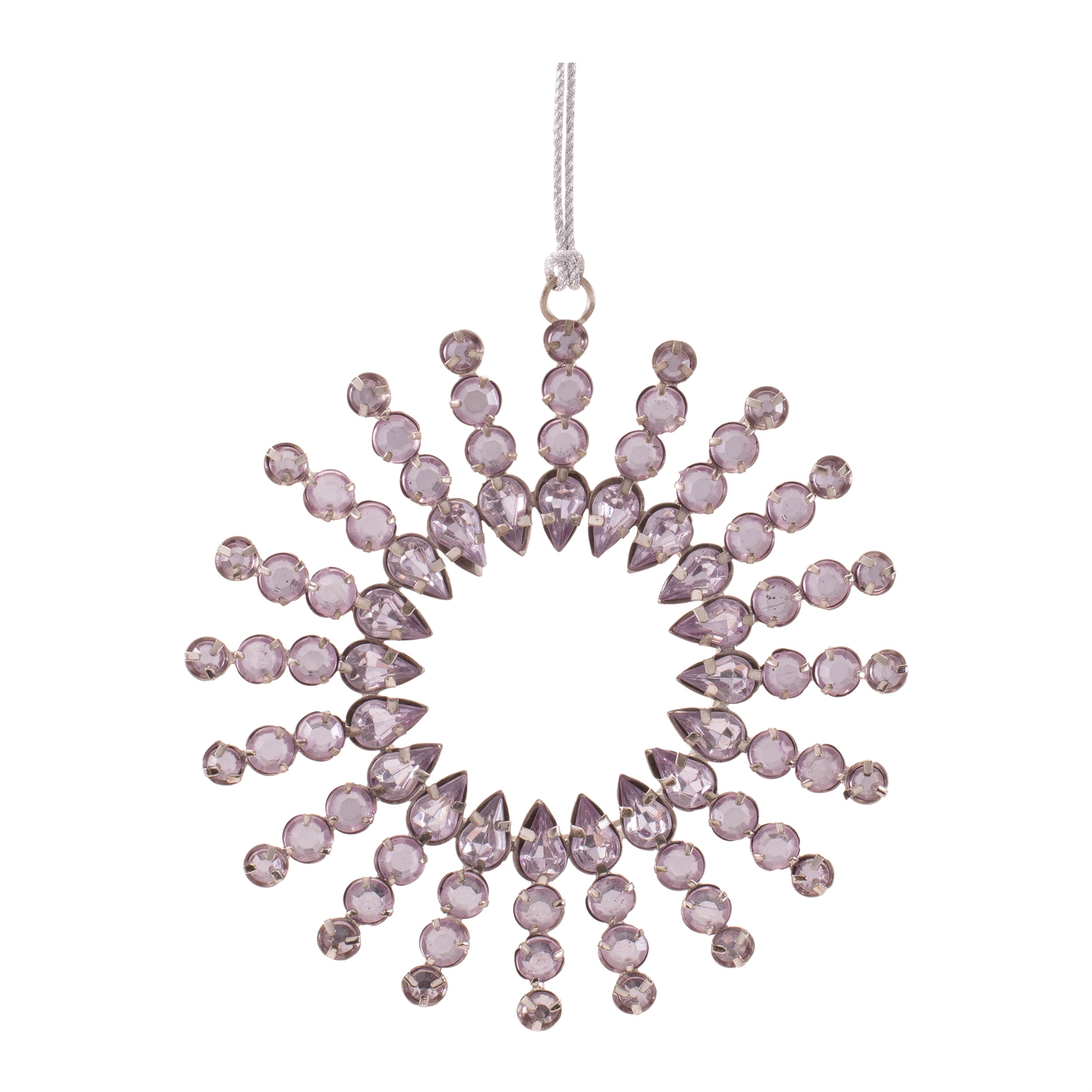 Jewel Ornament 4.75”H Acrylic/Iron