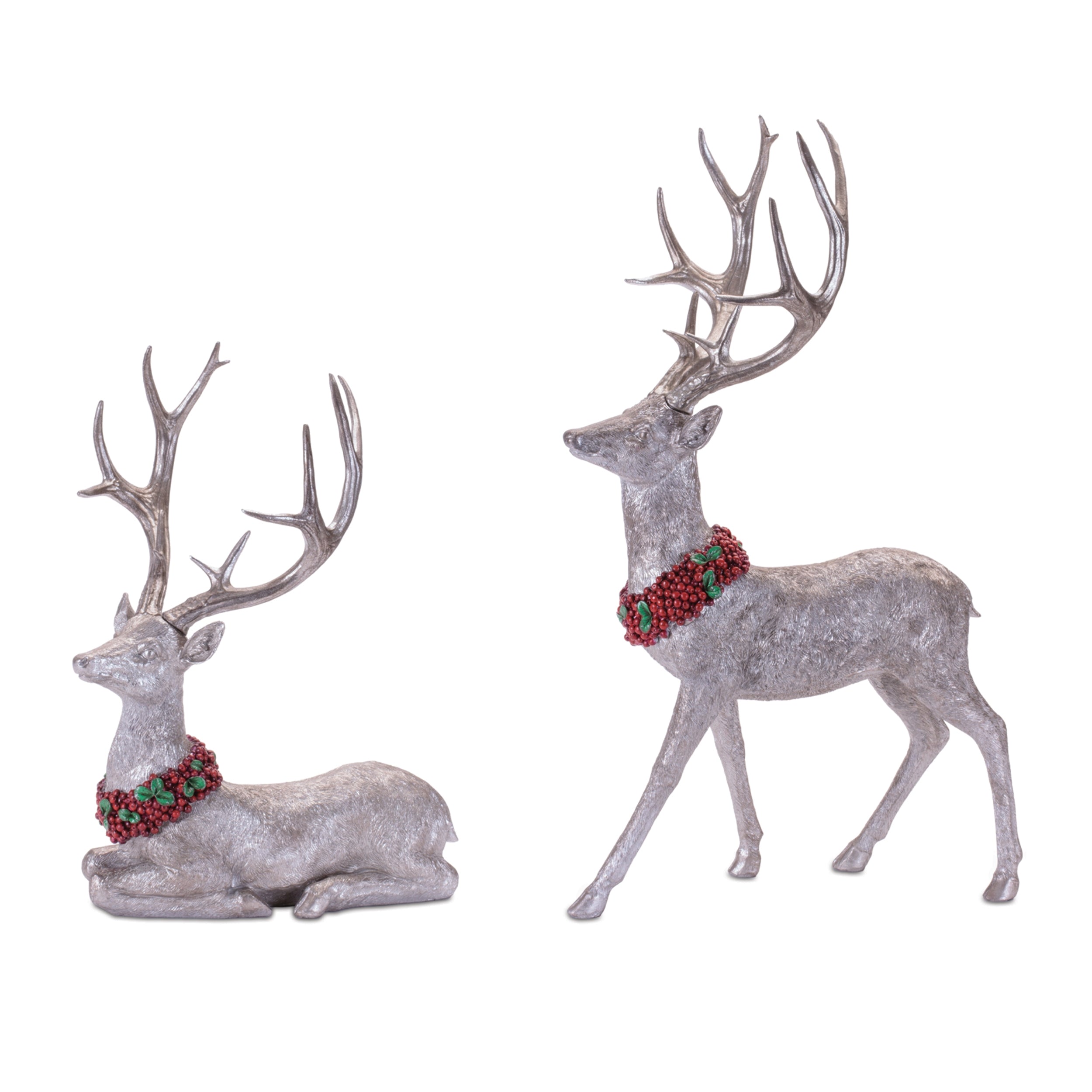 Deer (2 set of) 19.5"H, 28"H Resin