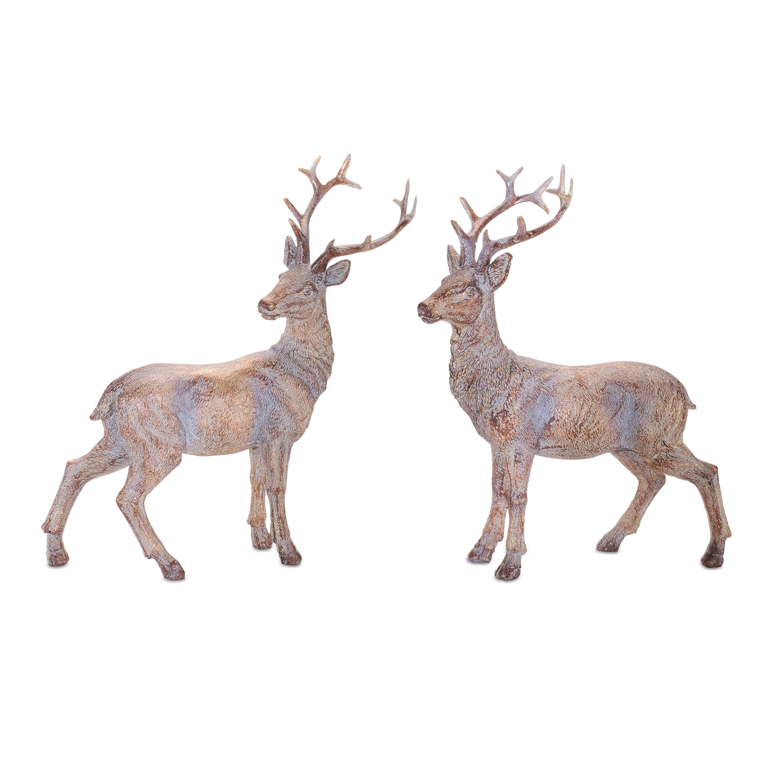 Deer (2 set of) 8.25”H Resin