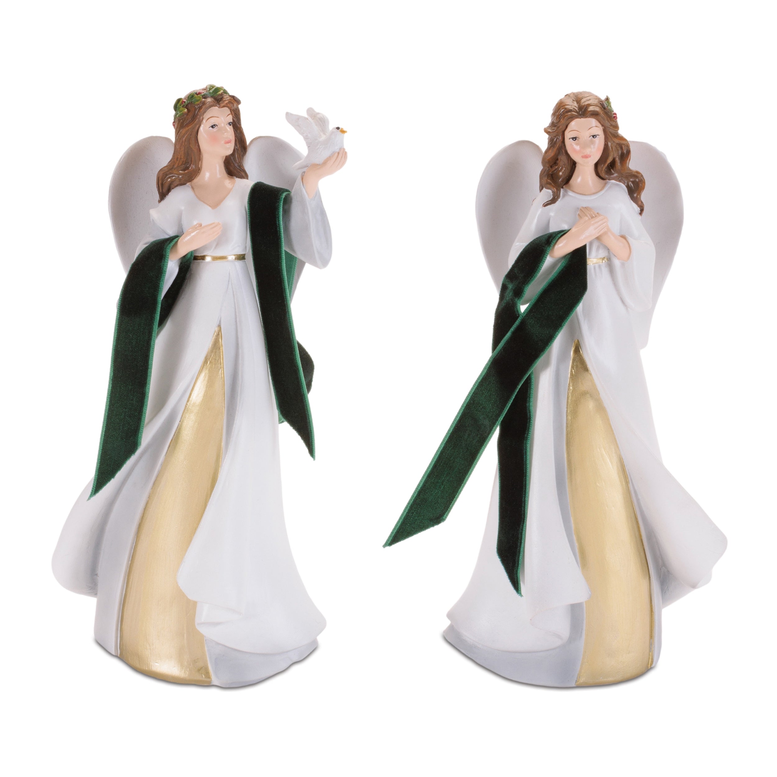 Angel (2 set of) 9.25”H Resin