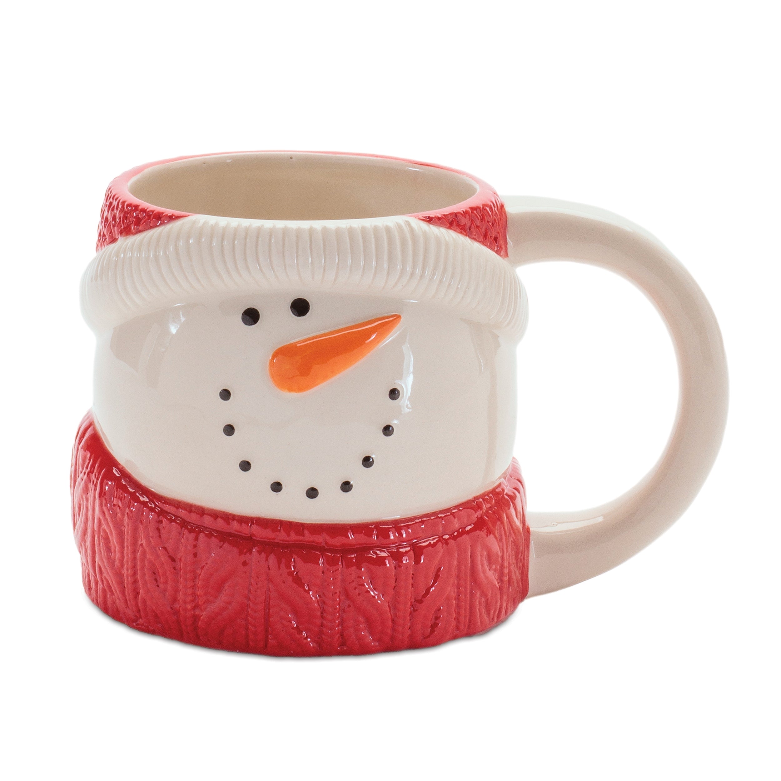 Snowman Mug 4”H Ceramic