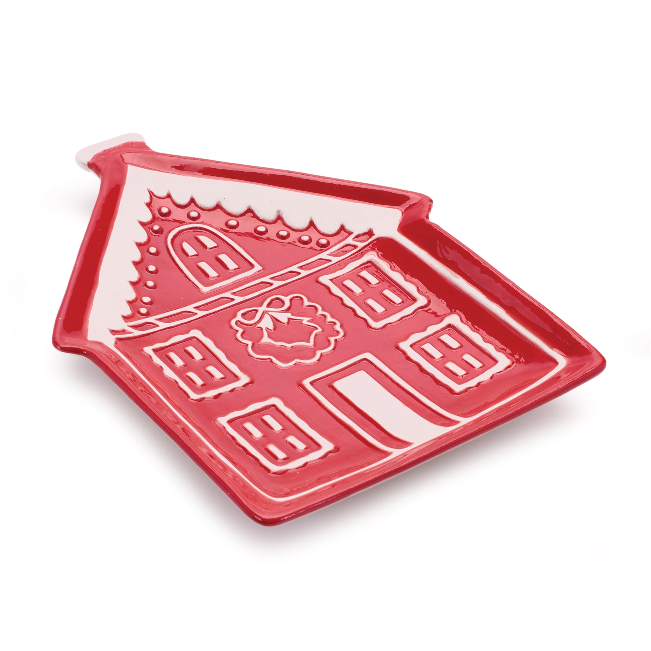 House Plate 6.25"L x 8.25"H x 1"H Ceramic