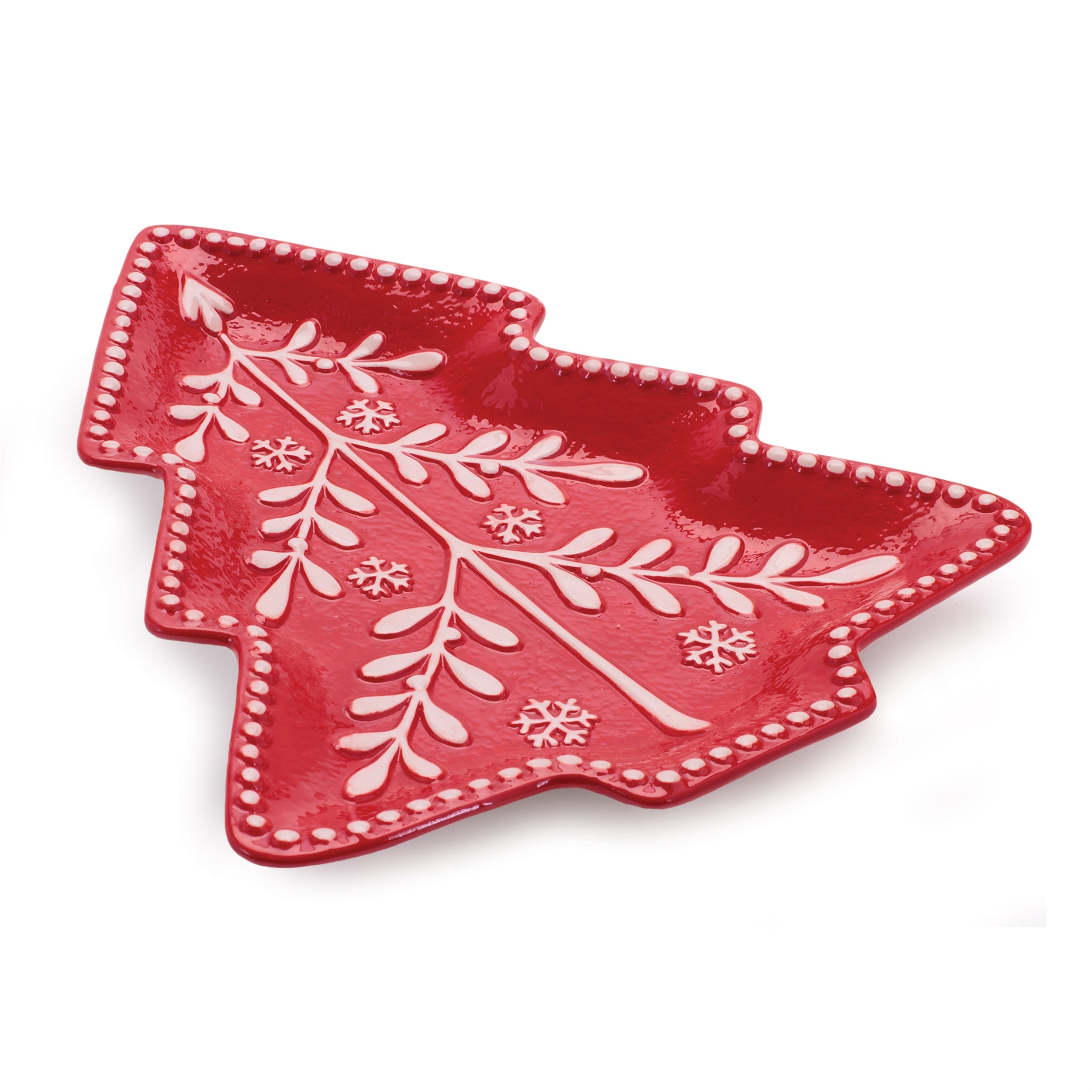 Tree Plate 10”H Ceramic