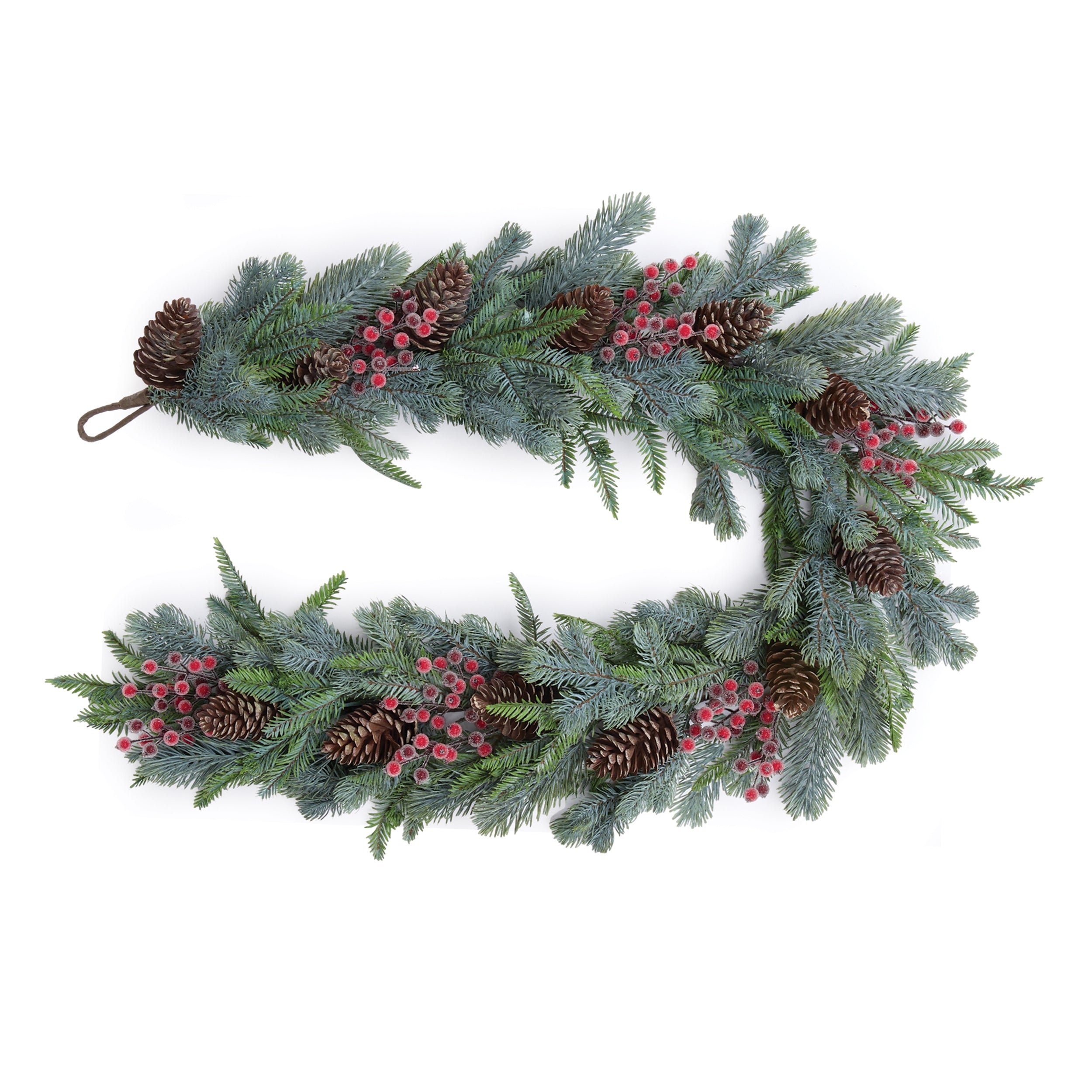 Pine and Berry Garland 5'L