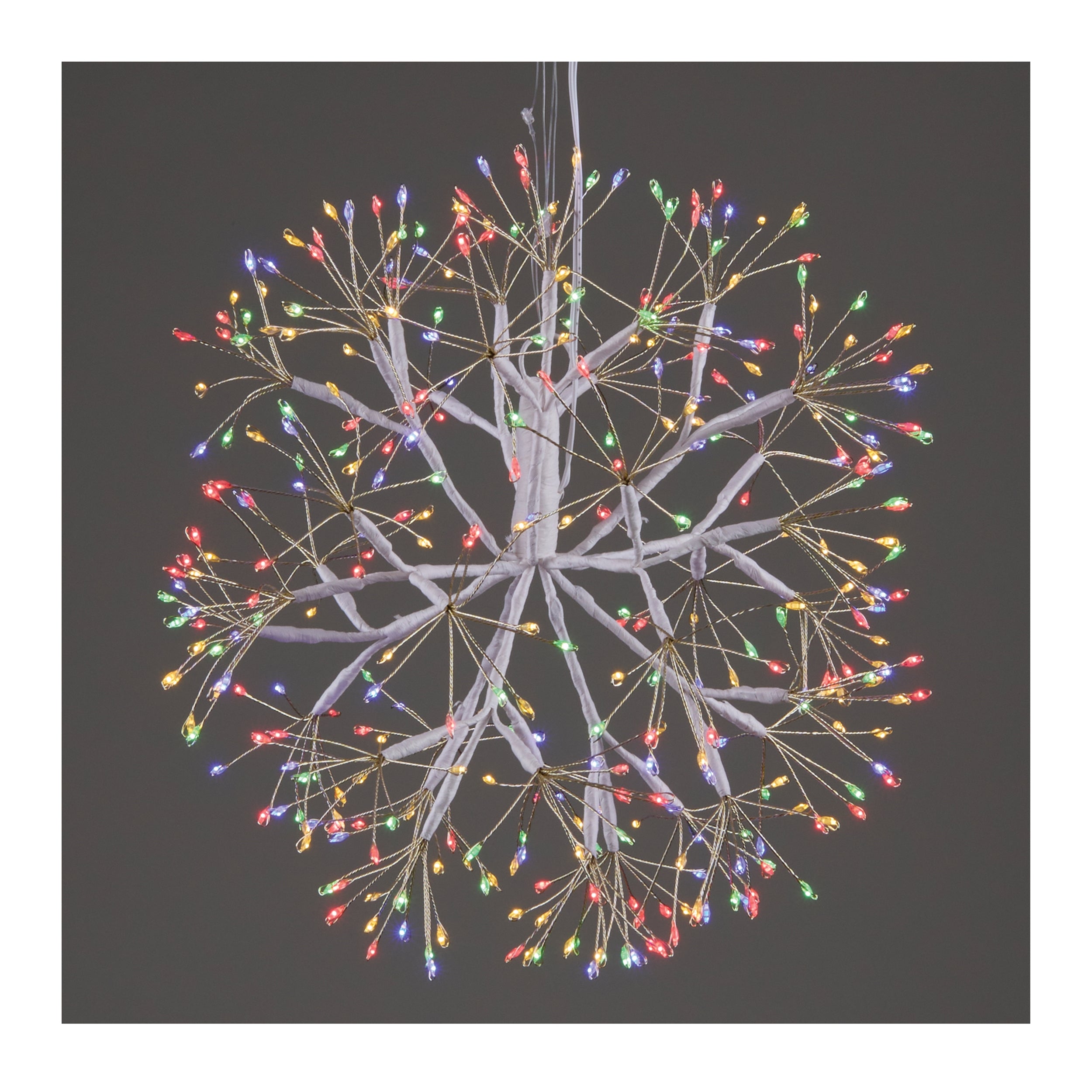 LED Orb 11.75”D Paper/Wire UL Plug