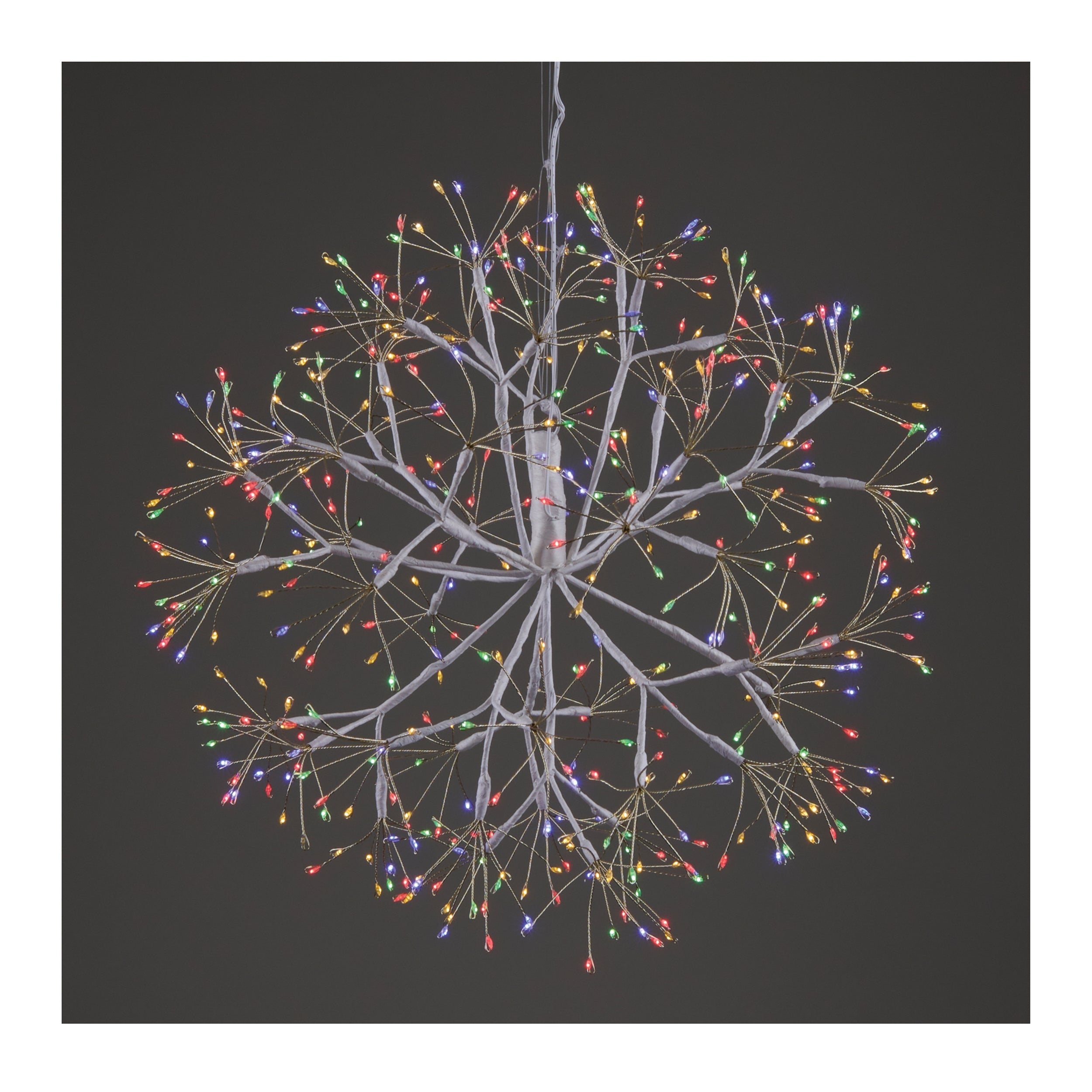 LED Orb 17.5”D Paper/Wire UL Plug