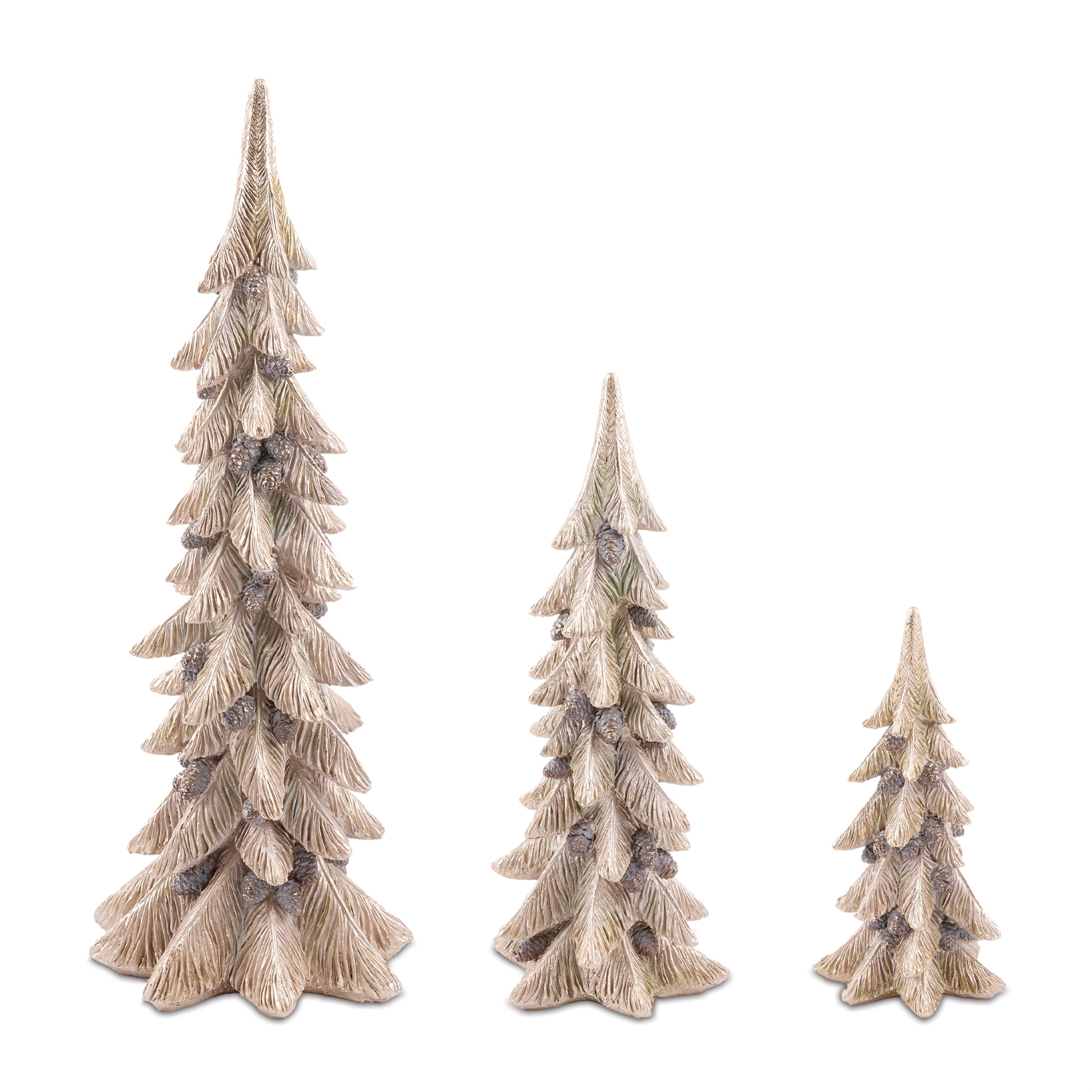 Tree (Set of 3) 10.5"H, 16.75"H, 23.5"H Resin