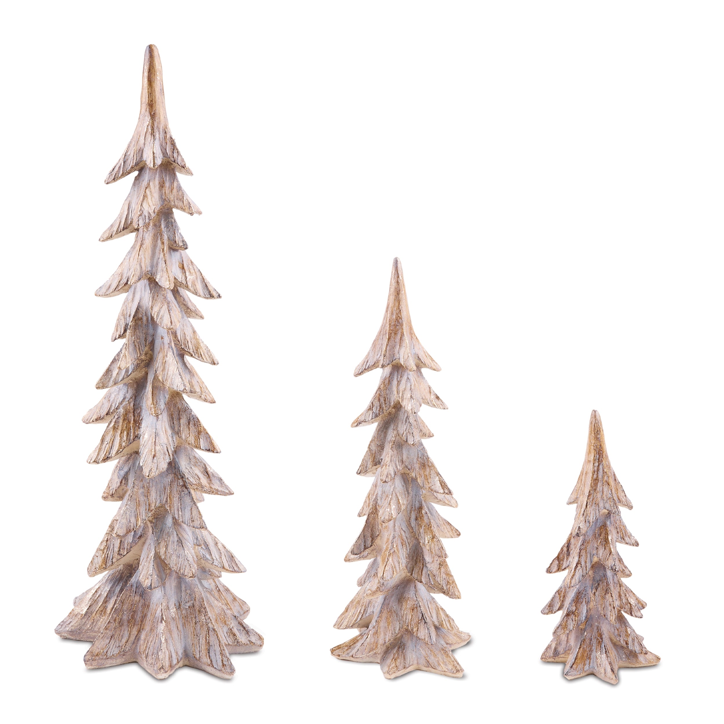 Tree (Set of 3) 10.5"H, 16.75"H, 23.5"H Resin