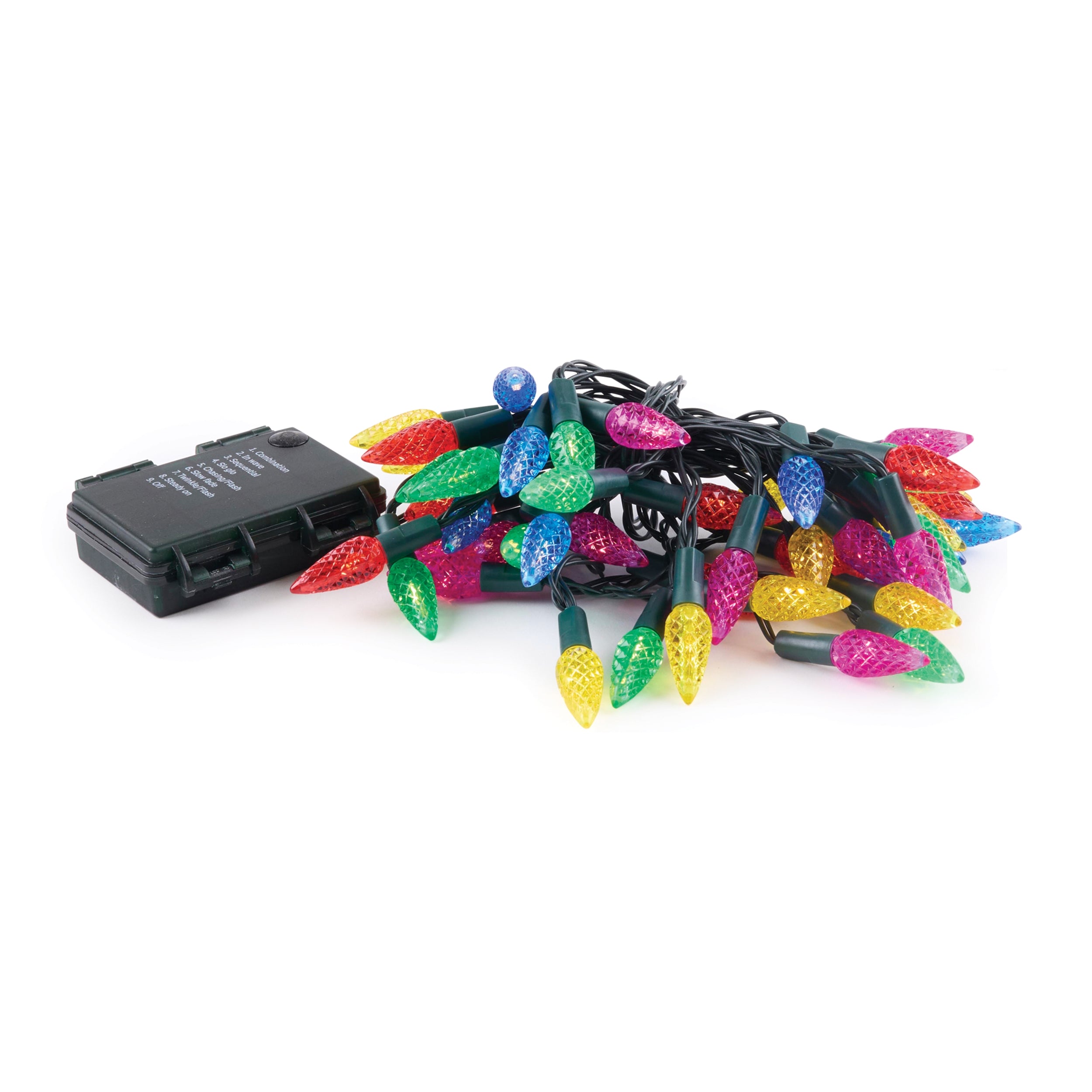 Light Strand w/Remote 16'L /LED 3 AA Batteries Not Included