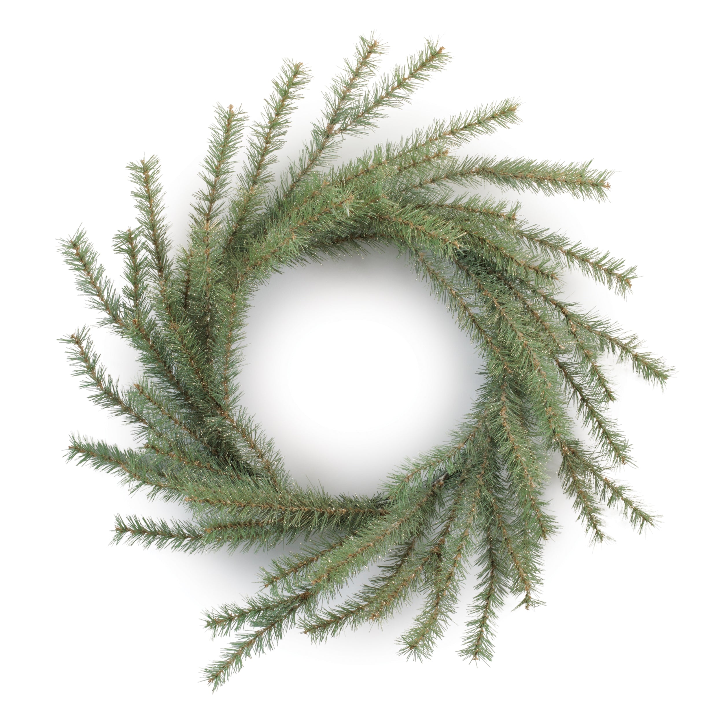 Glitter Pine Wreath 24”D