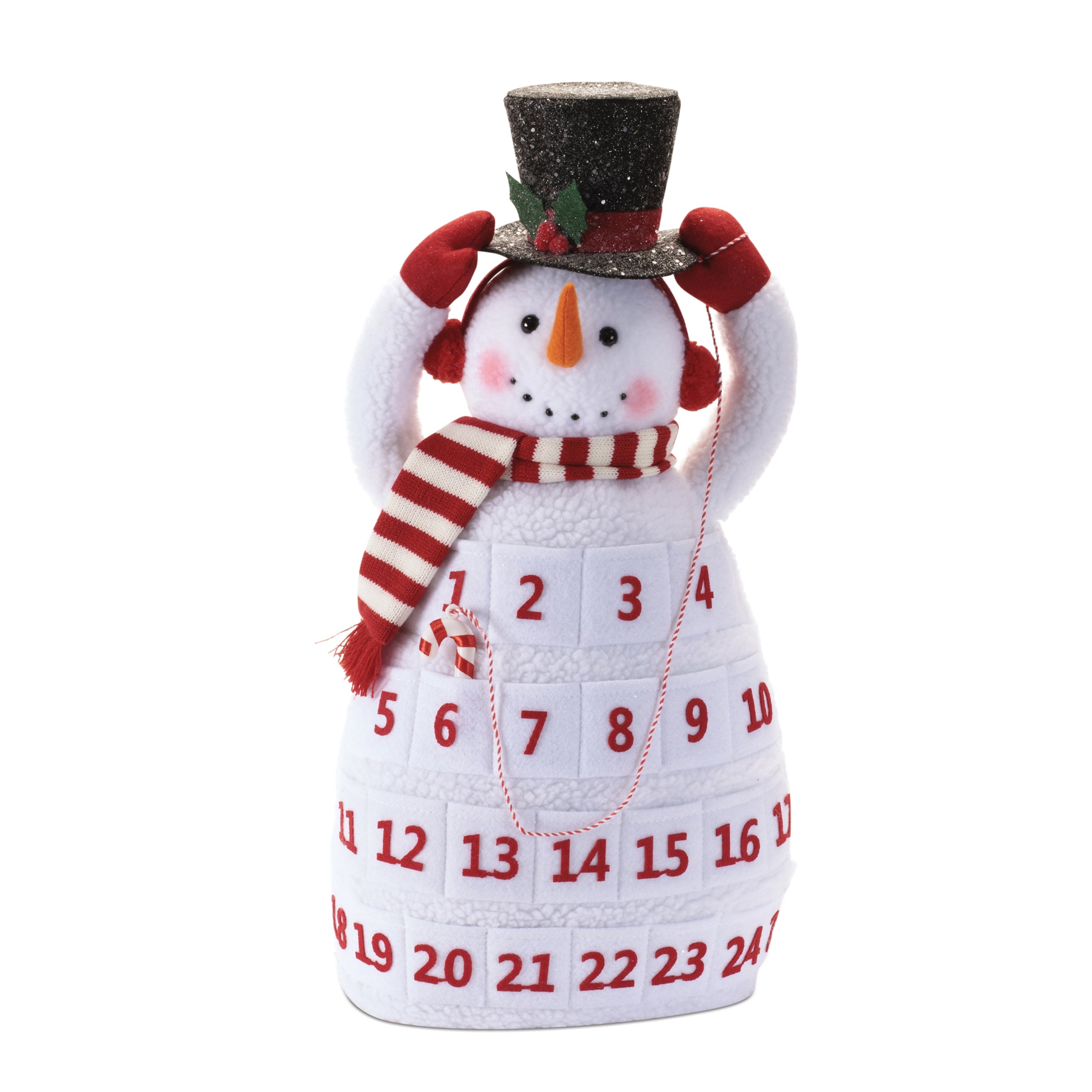 Snowman Countdown 20.5”H Polyester