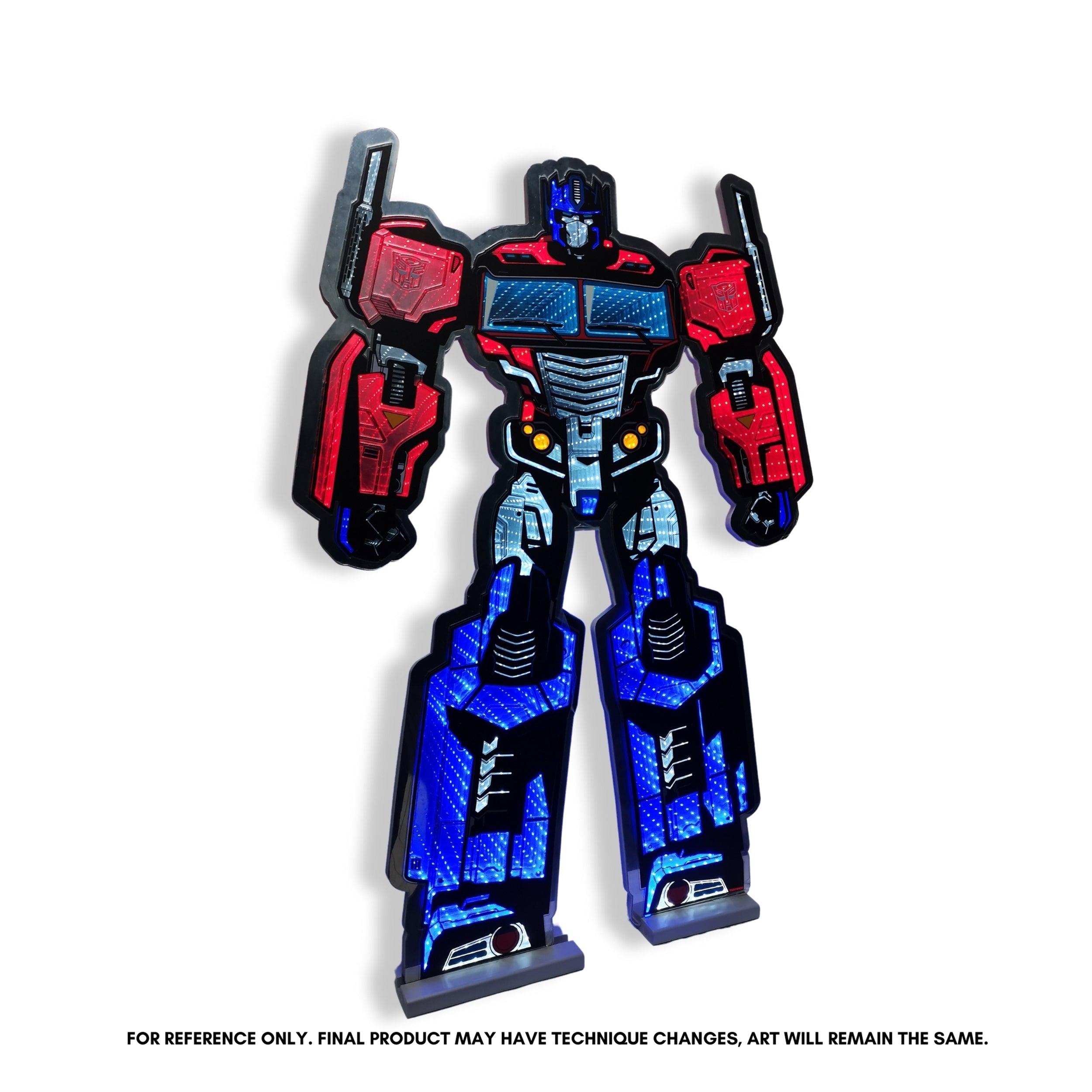 Transformers Optimus Prime Ekkolight 36”H Acrylic UL Plug