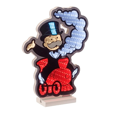 Hasbro Monopoly Man on Train Ekkolight 13.25”H Acrylic UL Plug