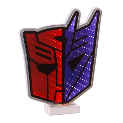 Hasbro Autobot/Decepticon Ekkolight 10.5”H Acrylic 3 AA Batteries Not Included USB Cord Included