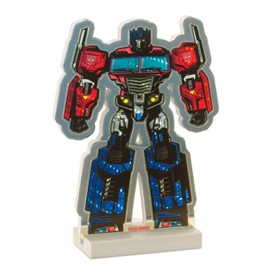 Hasbro Transformers Optimus Prime Ekkolight 9.5”H Acrylic 3 AA Batteries Not Included USB Cord Inclu